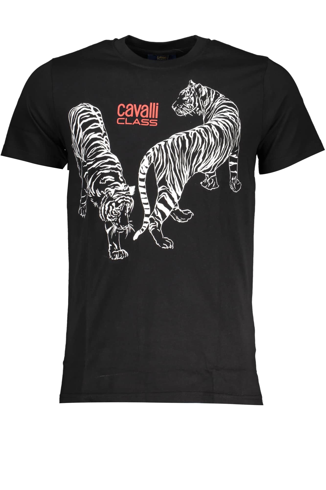 CAVALLI CLASS GREEN MEN'S SHORT SLEEVED T-SHIRT