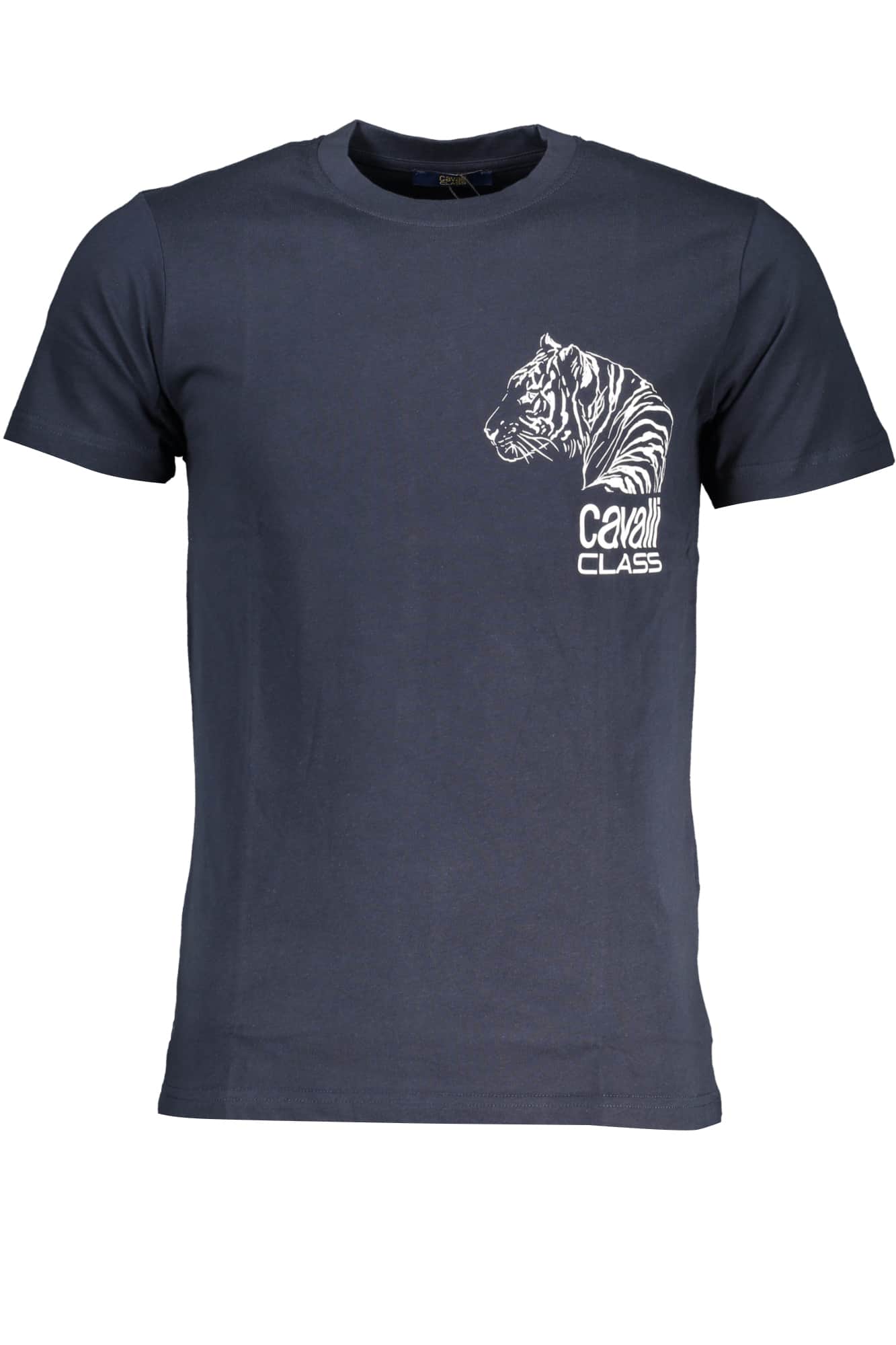 CAVALLI CLASS GREEN MEN'S SHORT SLEEVED T-SHIRT