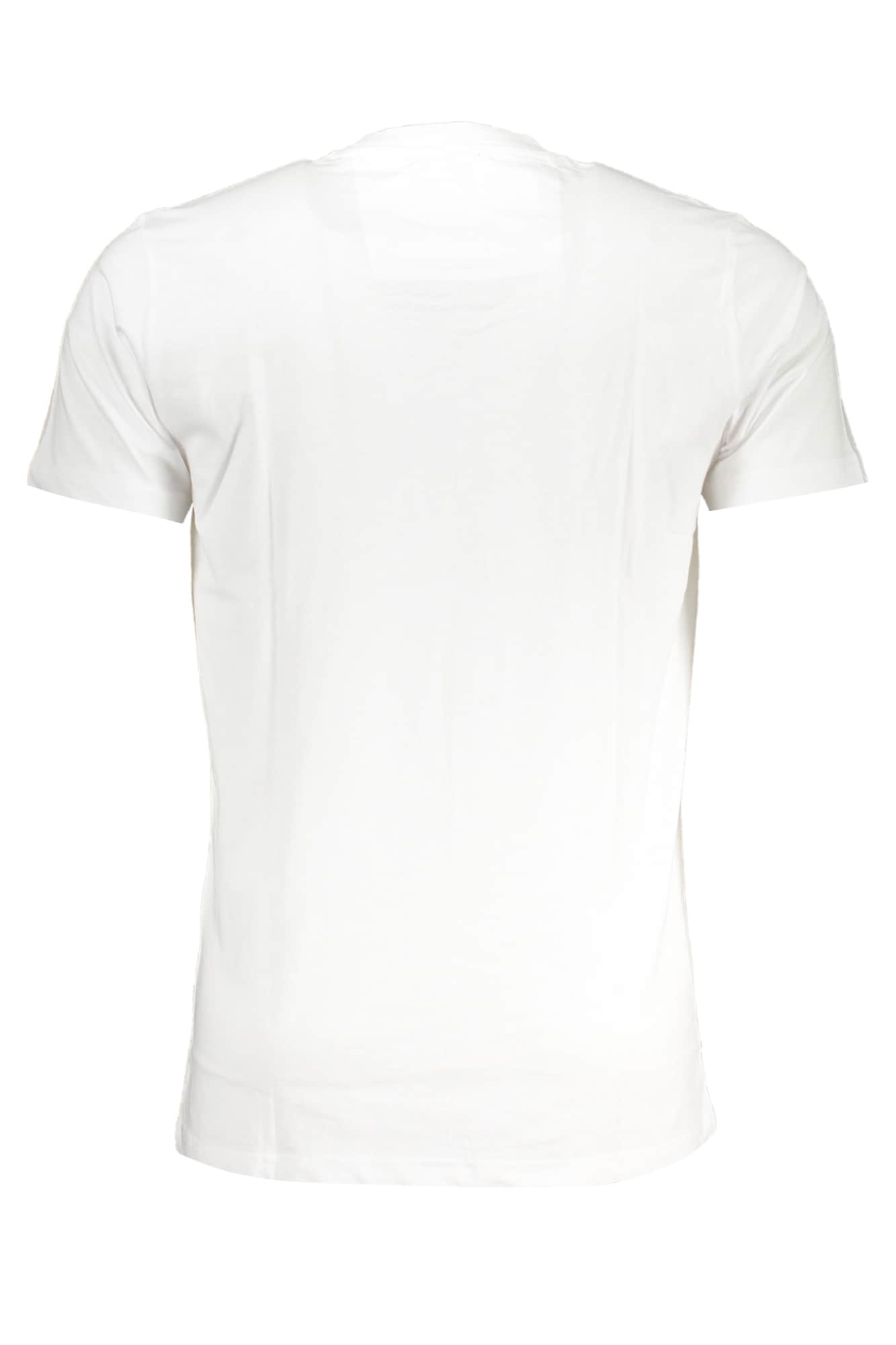 CAVALLI CLASS HEREN KORTE MOUW T-SHIRT WIT