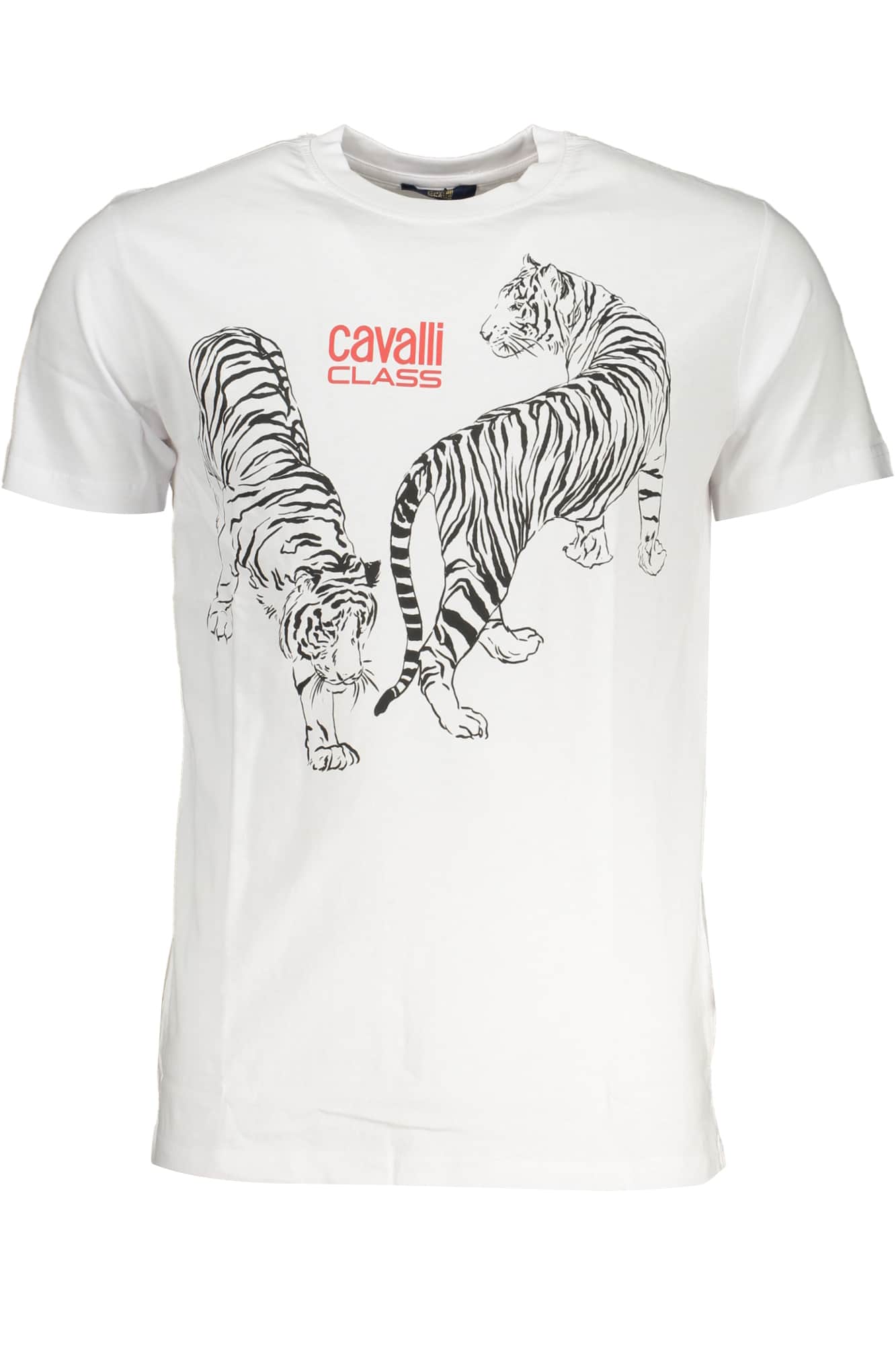 CAVALLI CLASS GREEN MEN'S SHORT SLEEVED T-SHIRT