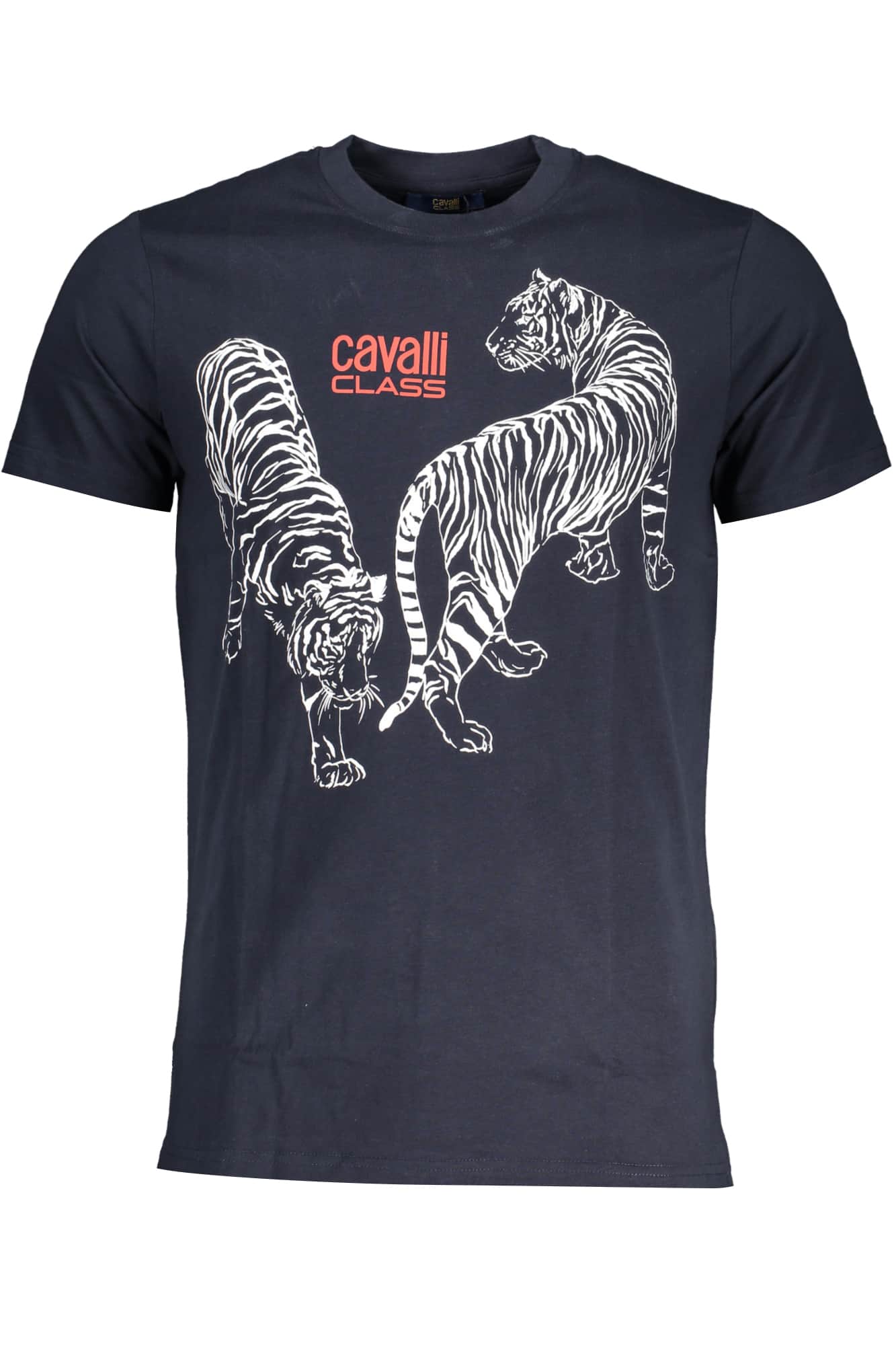CAVALLI CLASS GREEN MEN'S SHORT SLEEVED T-SHIRT