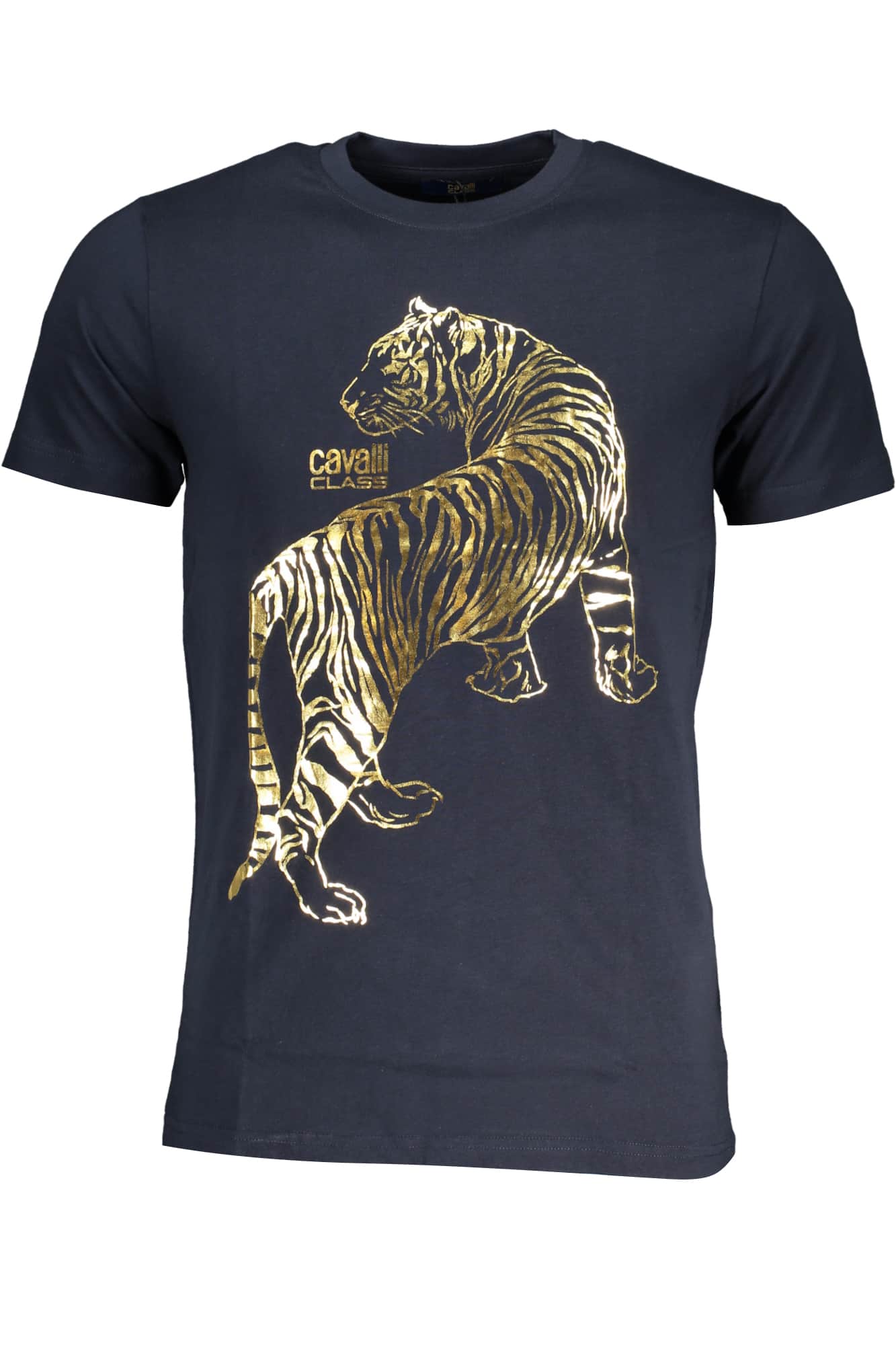 CAVALLI CLASS MEN'S SHORT SLEEVED T-SHIRT BEIGE