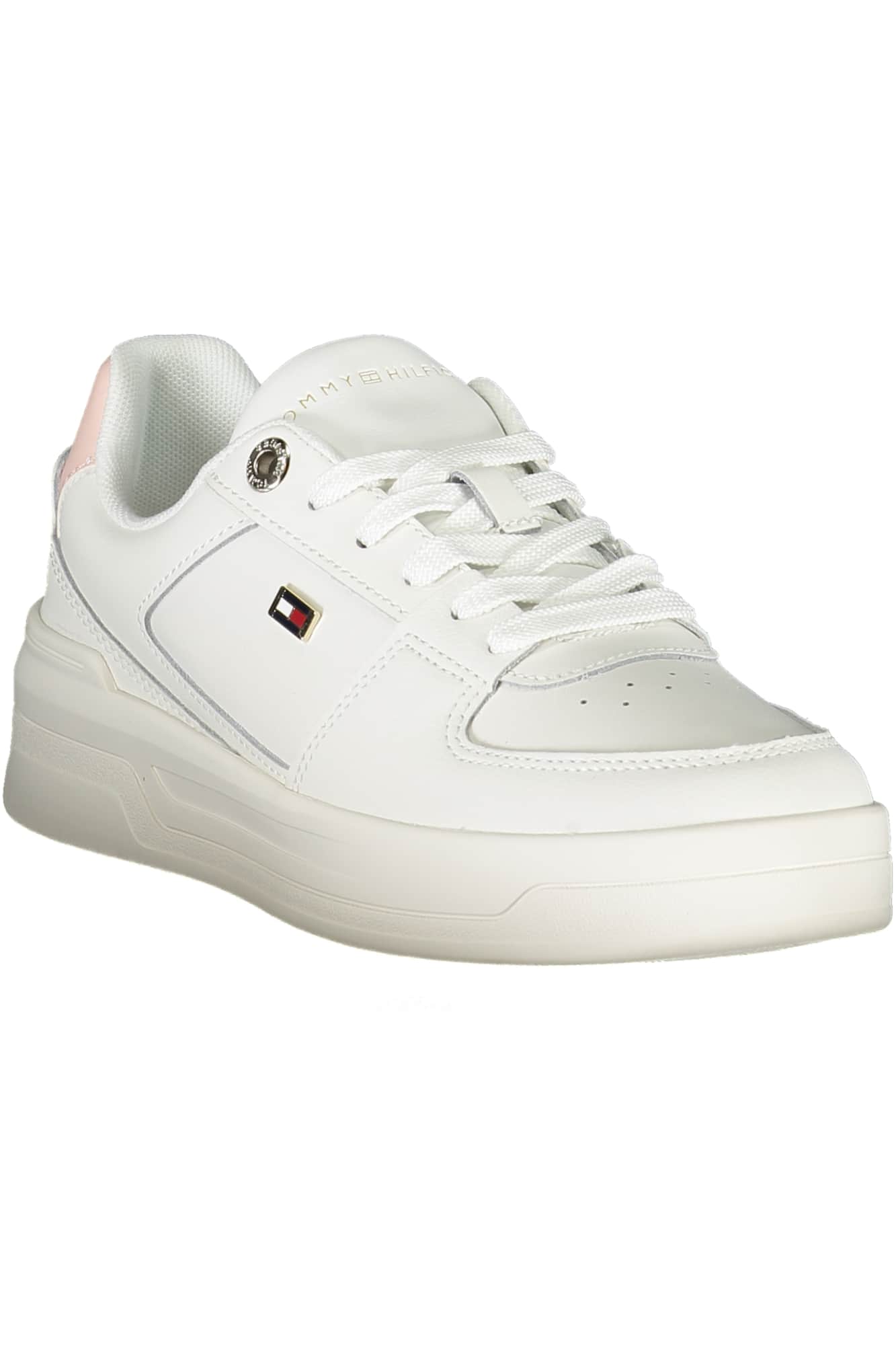 TOMMY HILFIGER WHITE WOMEN'S SPORTS SHOES