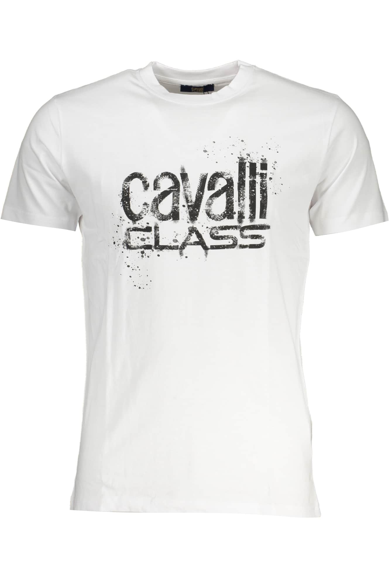 CAVALLI CLASS GREEN MEN'S SHORT SLEEVED T-SHIRT