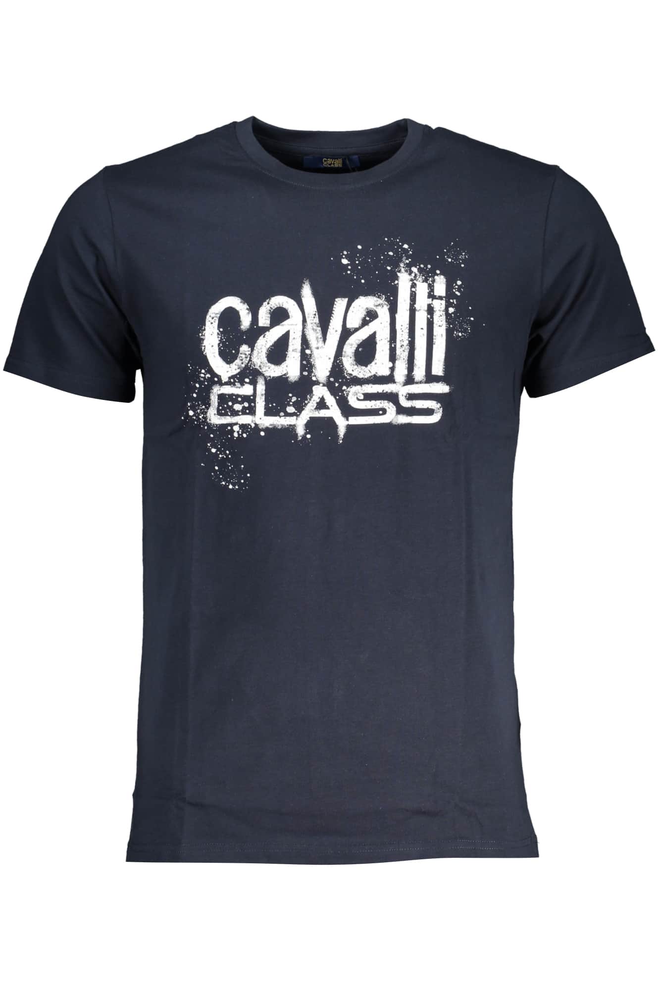 CAVALLI CLASS GREEN MEN'S SHORT SLEEVED T-SHIRT