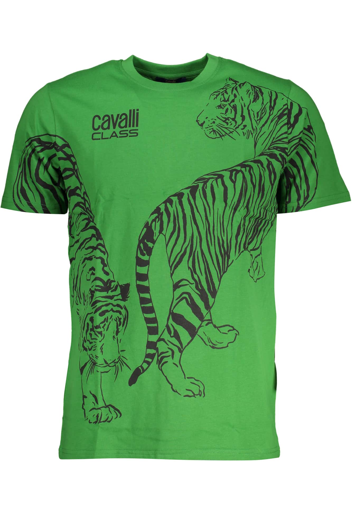 CAVALLI CLASS MEN'S SHORT SLEEVED T-SHIRT BEIGE