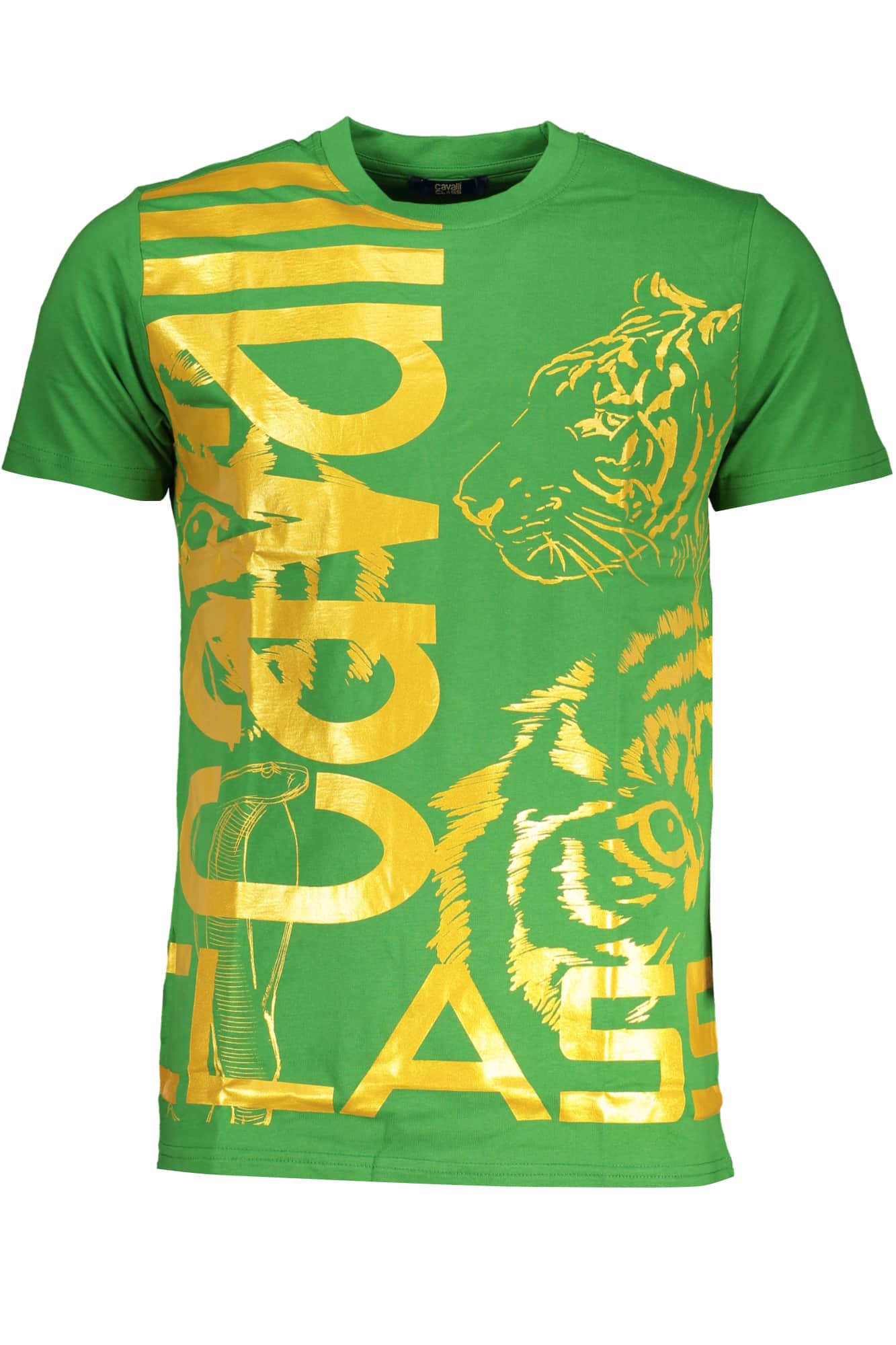 CAVALLI CLASS MEN'S SHORT SLEEVED T-SHIRT WHITE