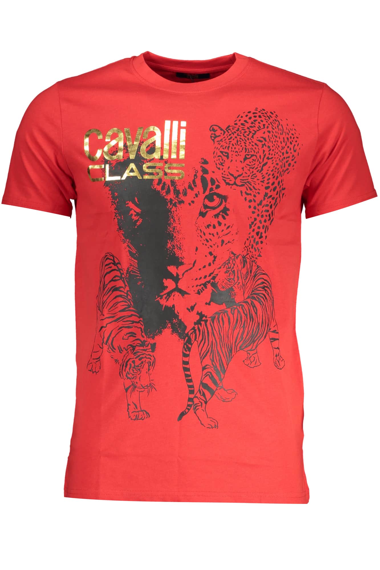 CAVALLI CLASS MEN'S SHORT SLEEVED T-SHIRT WHITE