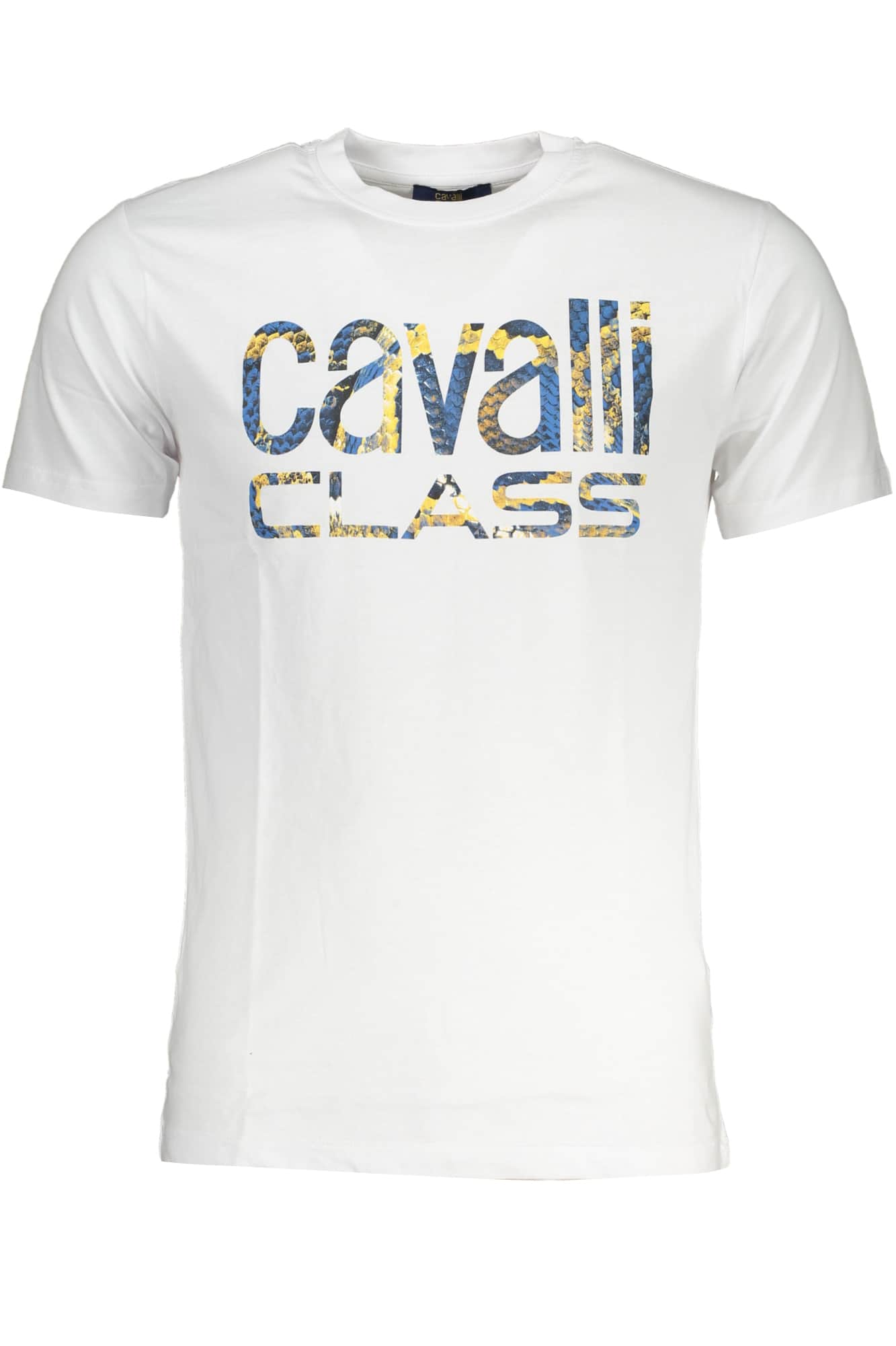 CAVALLI CLASS MEN'S SHORT SLEEVE T-SHIRT RED