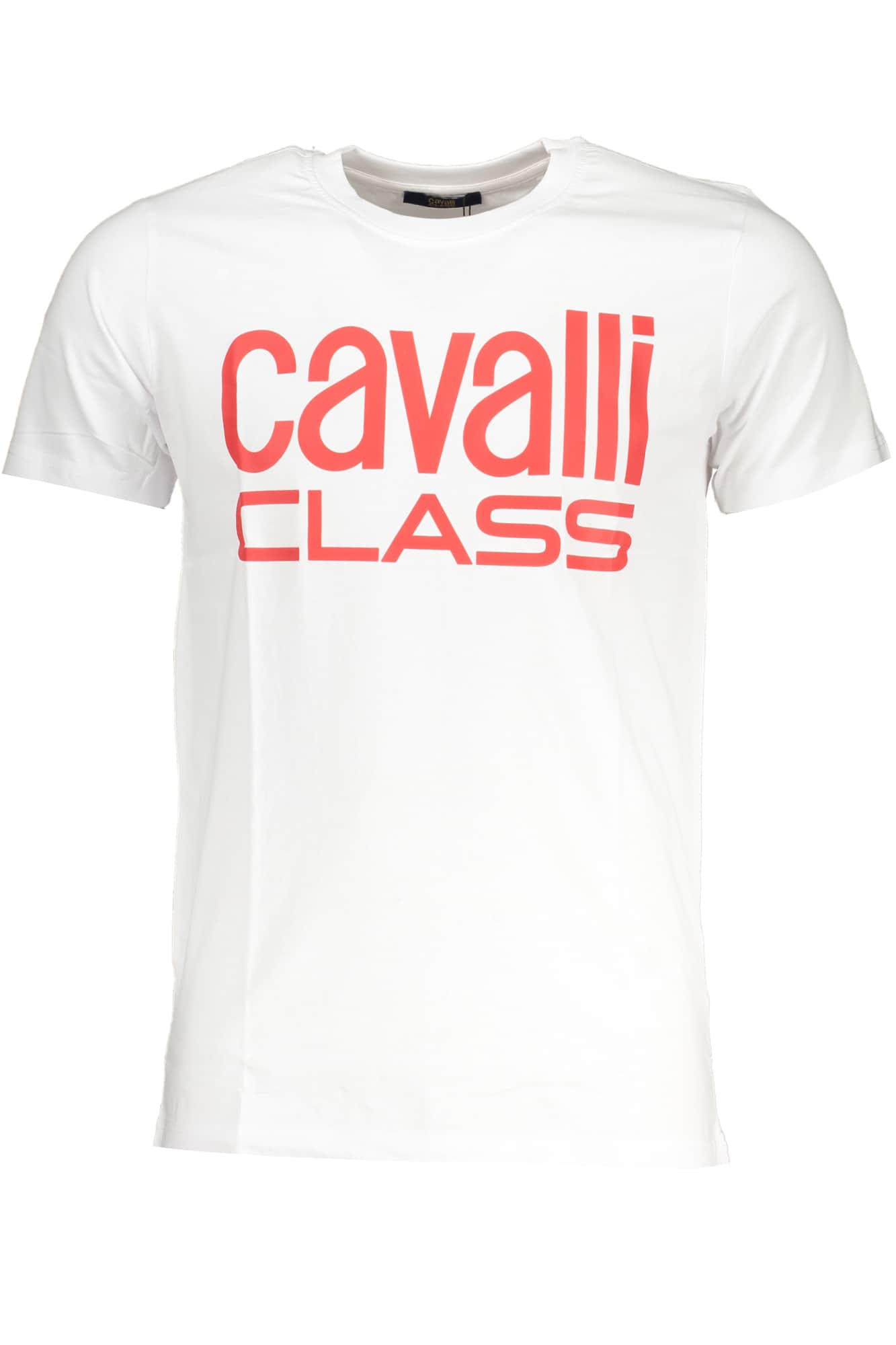 CAVALLI CLASS MEN'S SHORT SLEEVE T-SHIRT RED