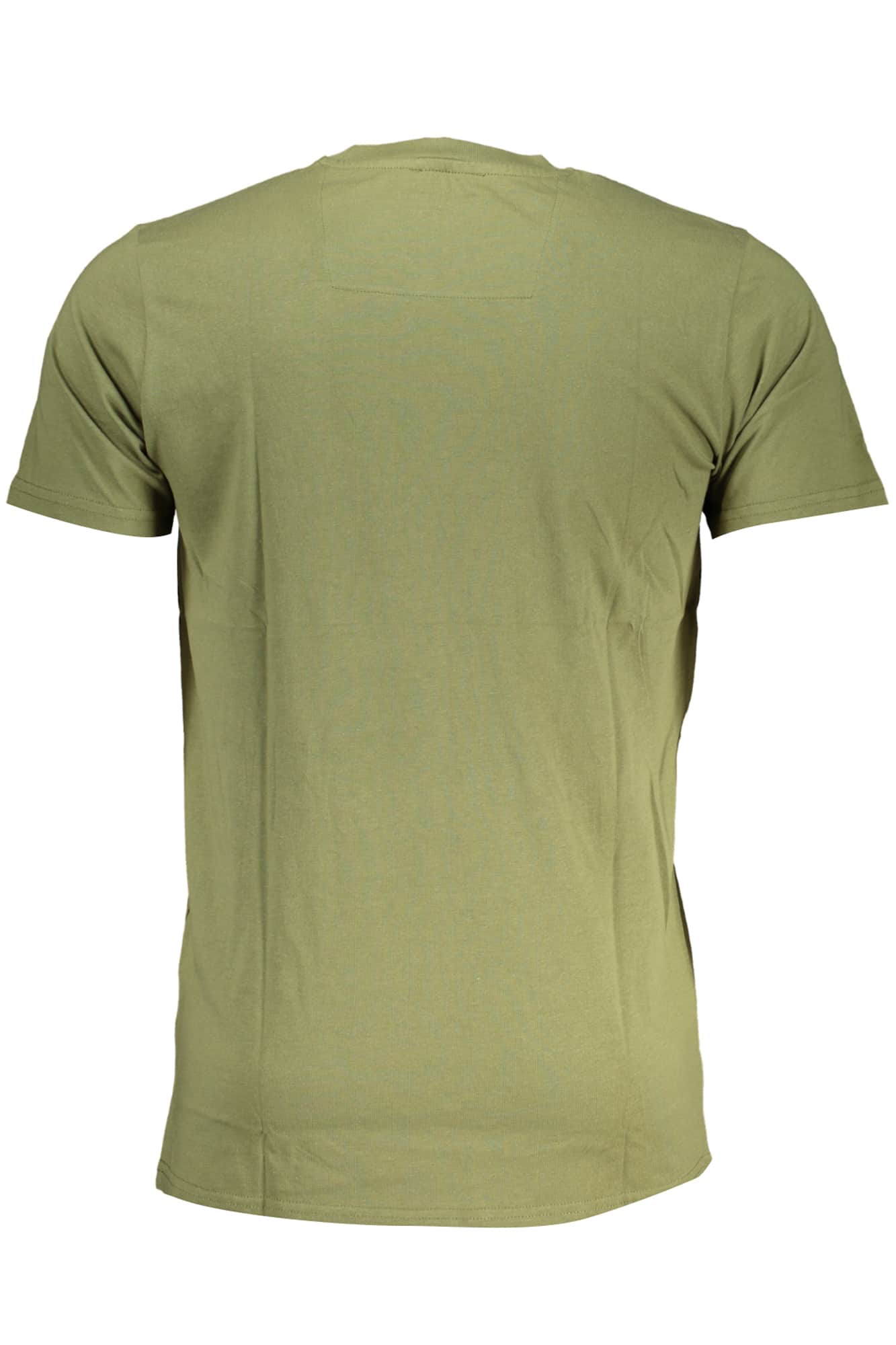 CAVALLI CLASS GREEN MEN'S SHORT SLEEVED T-SHIRT