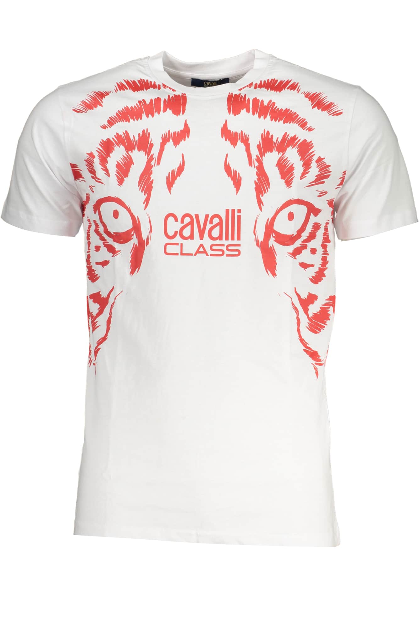 CAVALLI CLASS MEN'S SHORT SLEEVED T-SHIRT BEIGE