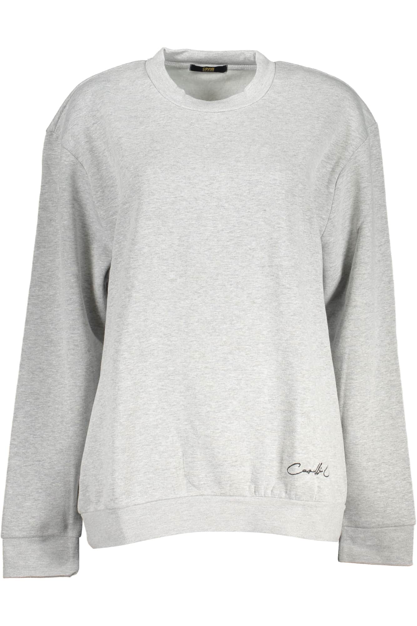CAVALLI CLASS WOMEN'S PINK SWEATSHIRT WITHOUT ZIP