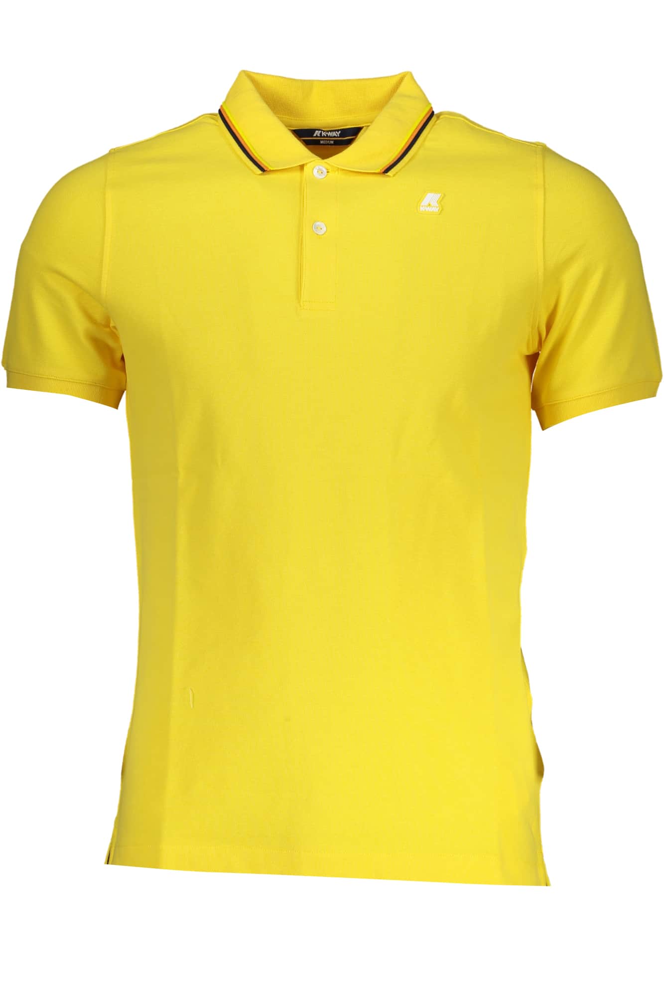 K-Way geel heren korte mouw polo