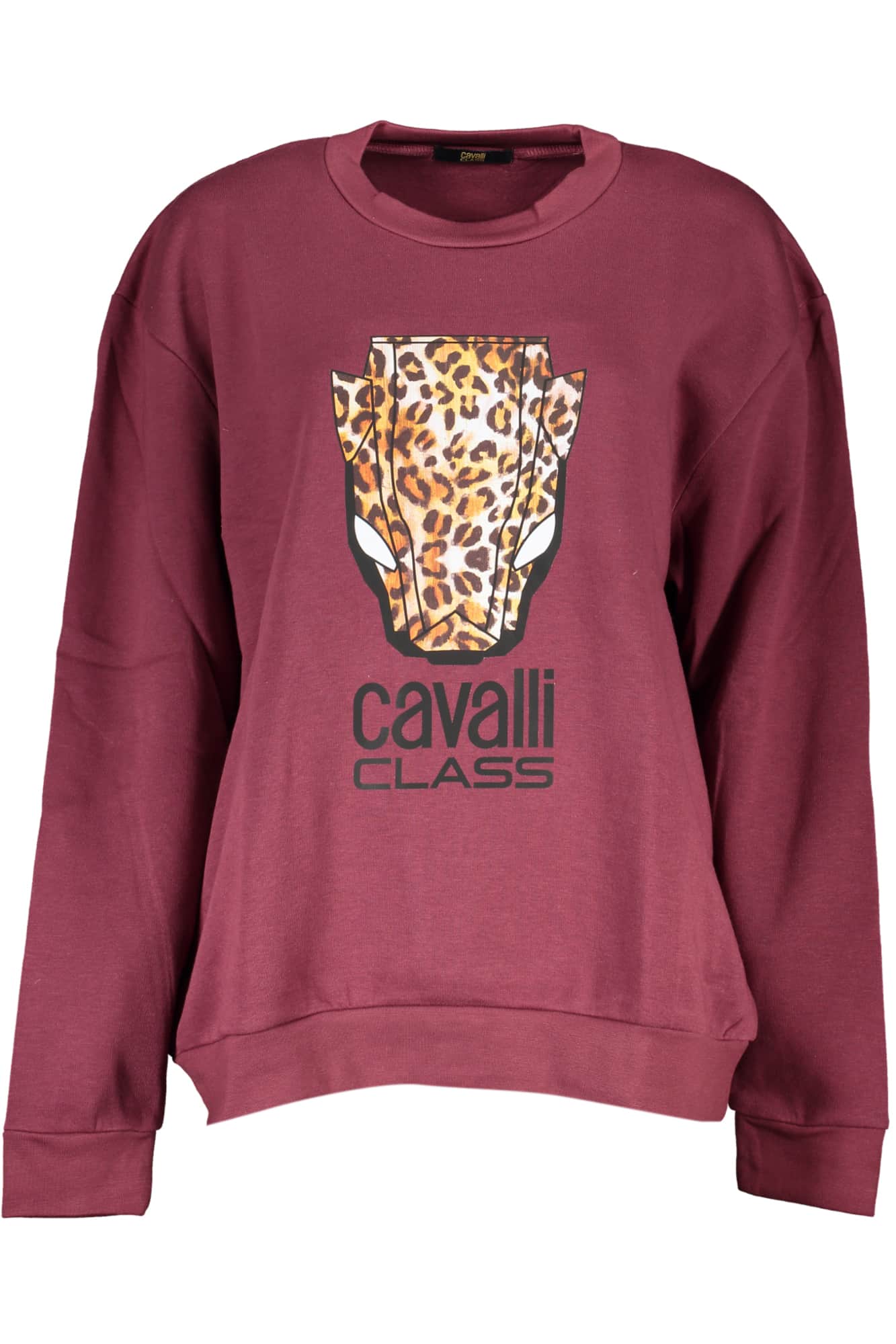 CAVALLI CLASS WOMEN'S GRAY ZIPLESS SWEATSHIRT