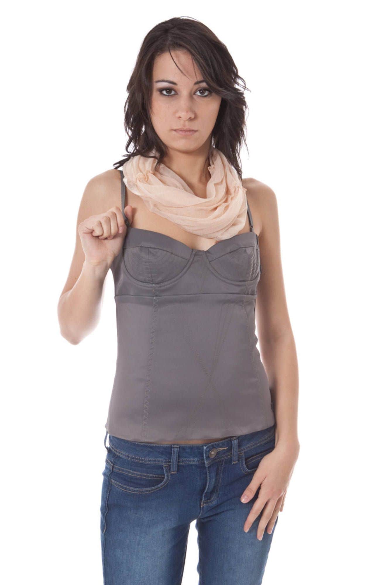 JOHN GALLIANO TOP DAMES GRIJS