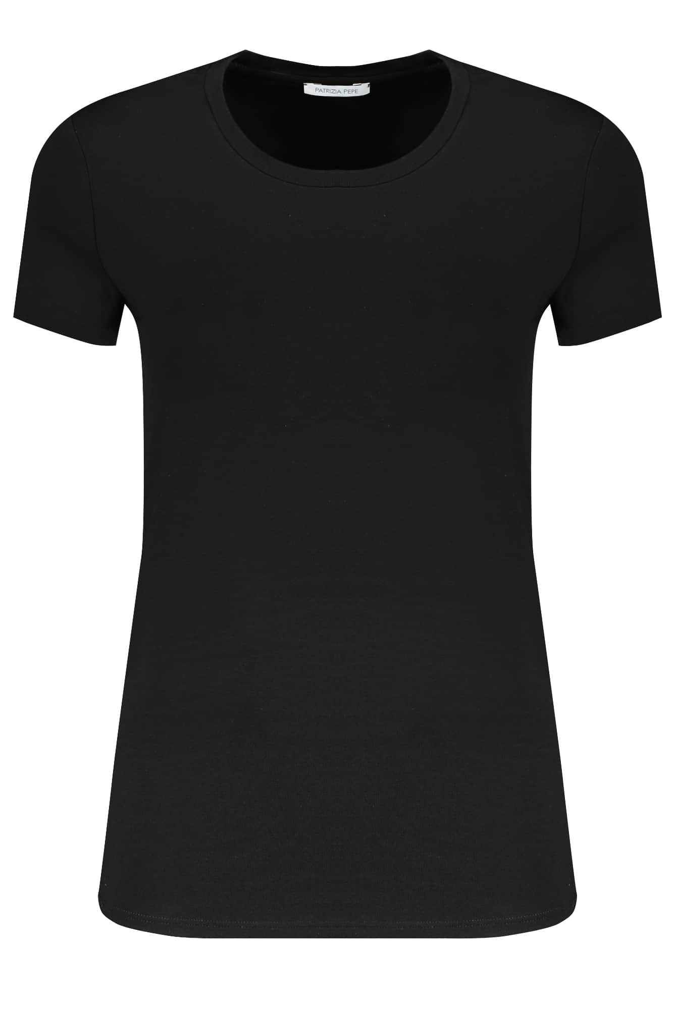 PATRIZIA PEPE DAMES KORTE MOUW T-SHIRT WIT