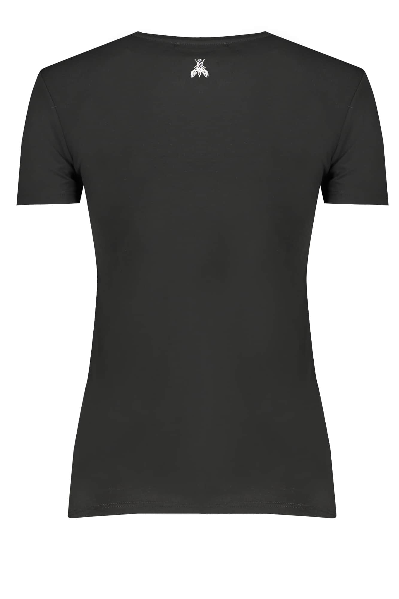 PATRIZIA PEPE DAMES KORTE MOUW T-SHIRT WIT