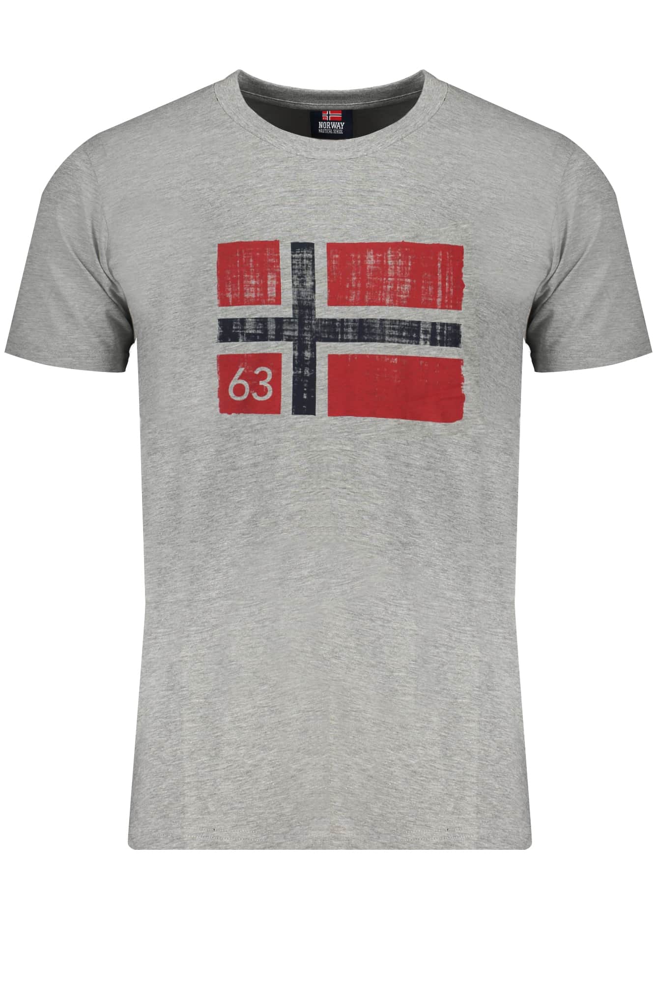 Norway 1963 grijs heren korte mouw t-shirt