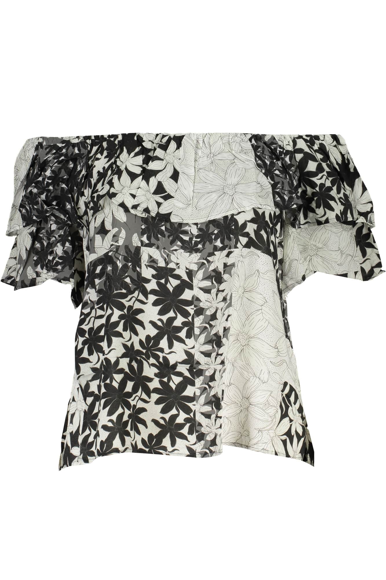 DESIGUAL GREEN WOMEN'S SHORT SLEEVE T-SHIRT