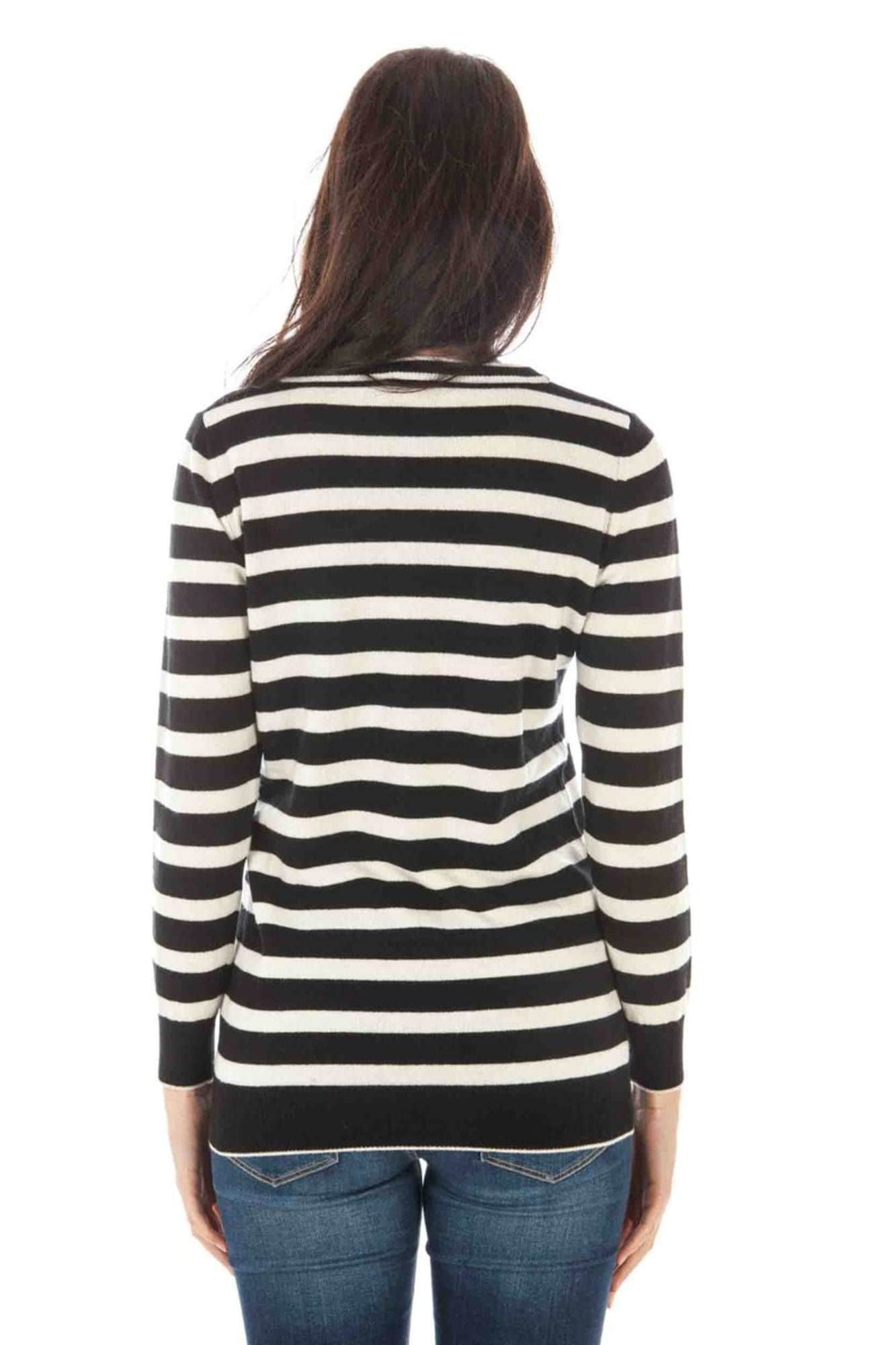 FRED PERRY DAMES ZWART SWEATER