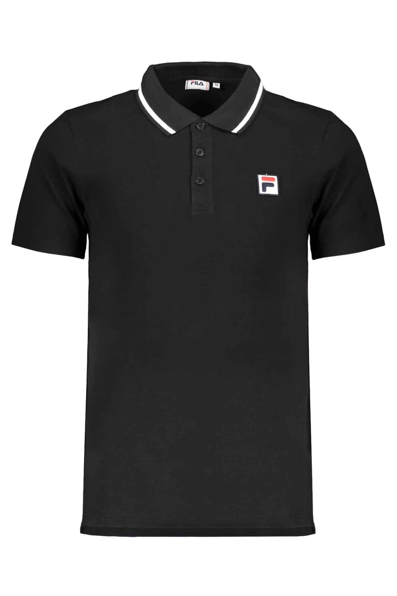 FILA MEN'S WHITE SHORT SLEEVED POLO SHIRT