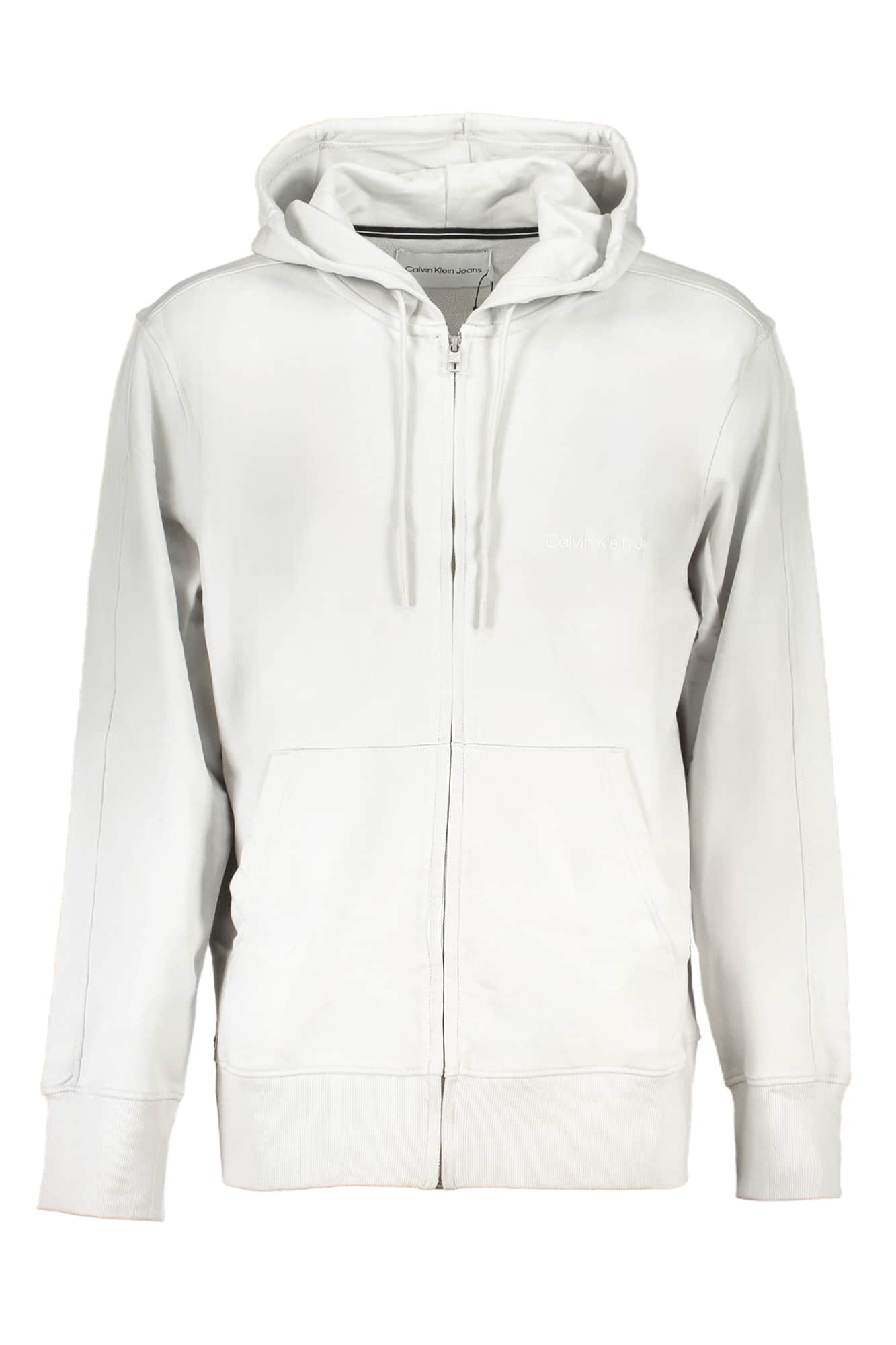 CALVIN KLEIN MEN'S GRAY ZIP SWEATSHIRT