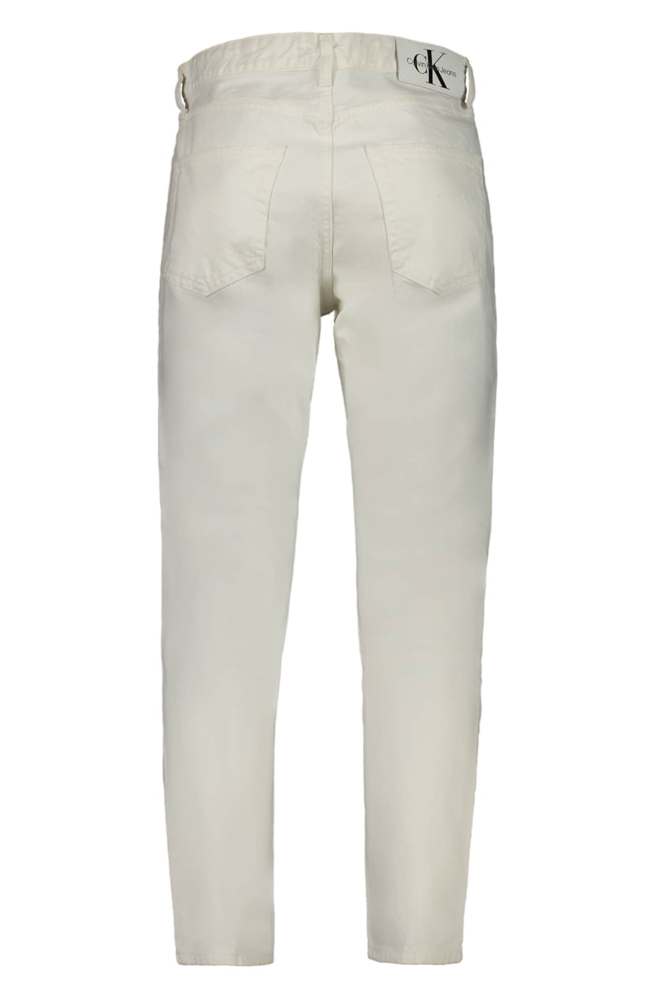 CALVIN KLEIN MEN'S WHITE DENIM JEANS