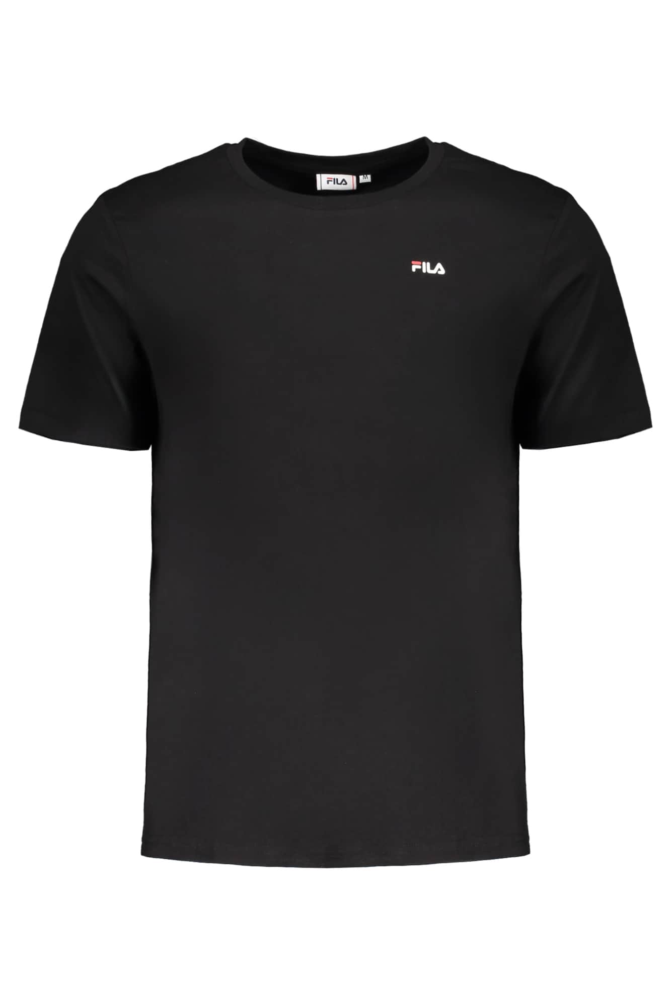 FILA BLACK MAN SHORT SLEEVE T-SHIRT