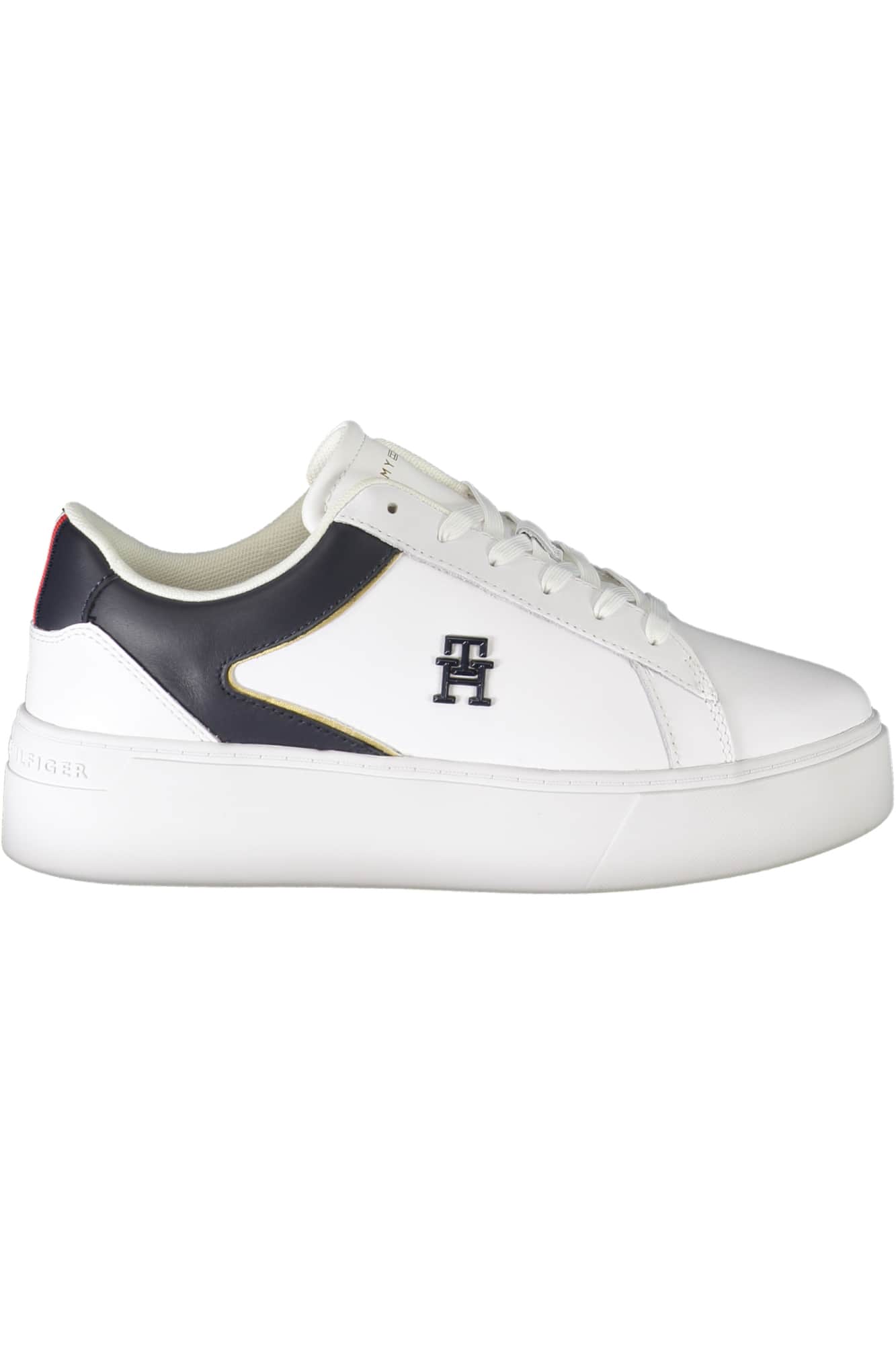 TOMMY HILFIGER WHITE WOMEN'S SPORTS SHOES