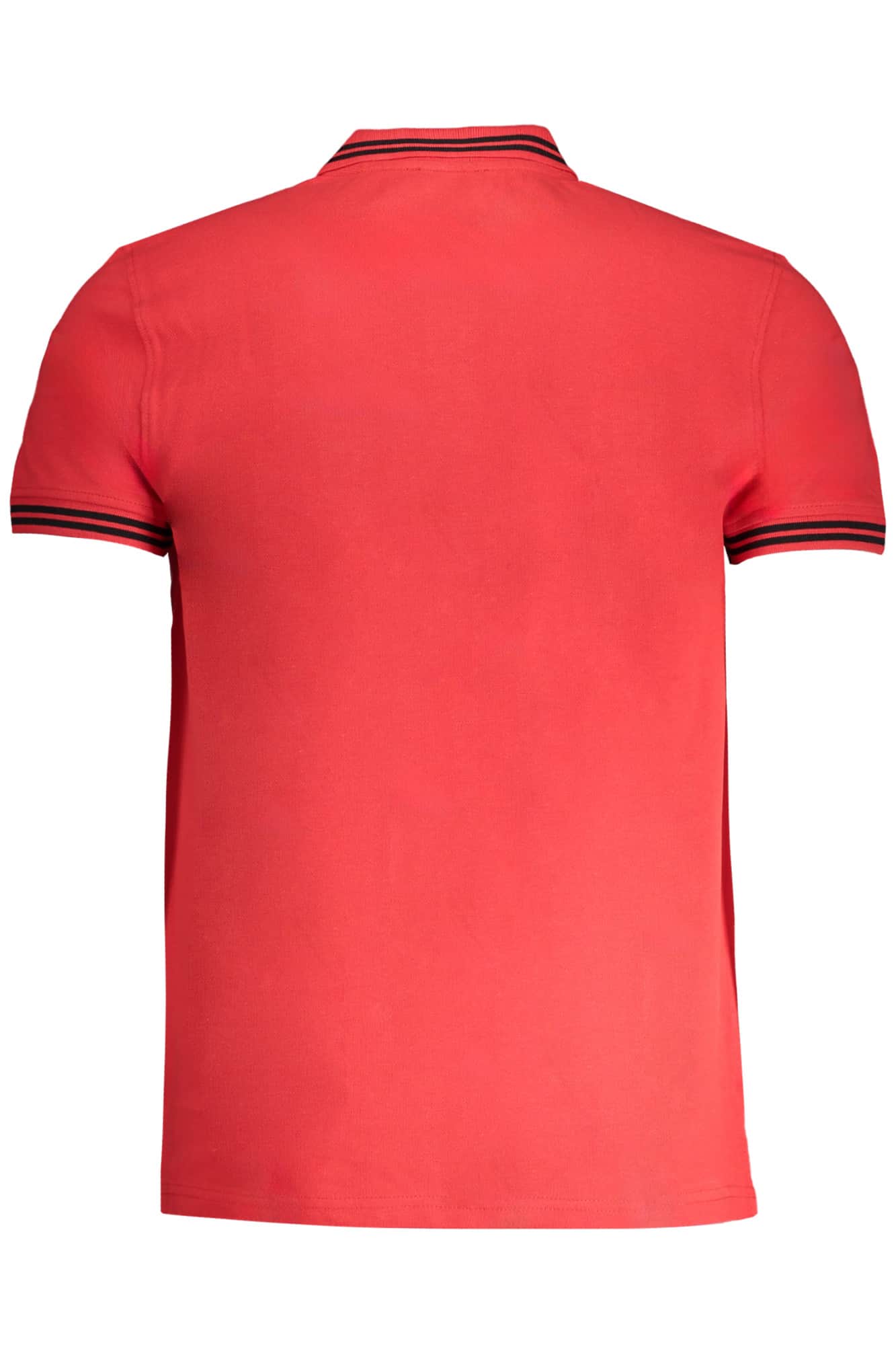 CAVALLI CLASS MEN'S WHITE SHORT SLEEVED POLO SHIRT