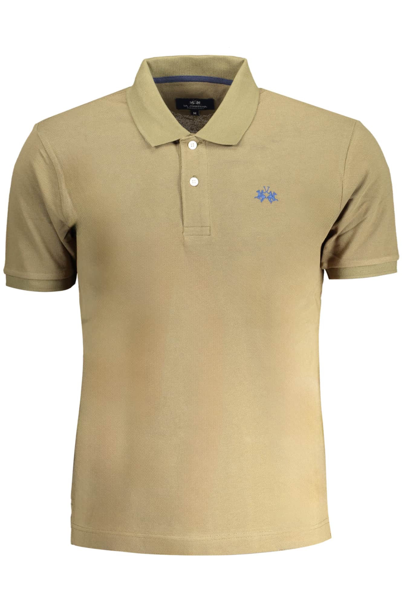 LA MARTINA MEN'S BLACK SHORT SLEEVED POLO SHIRT
