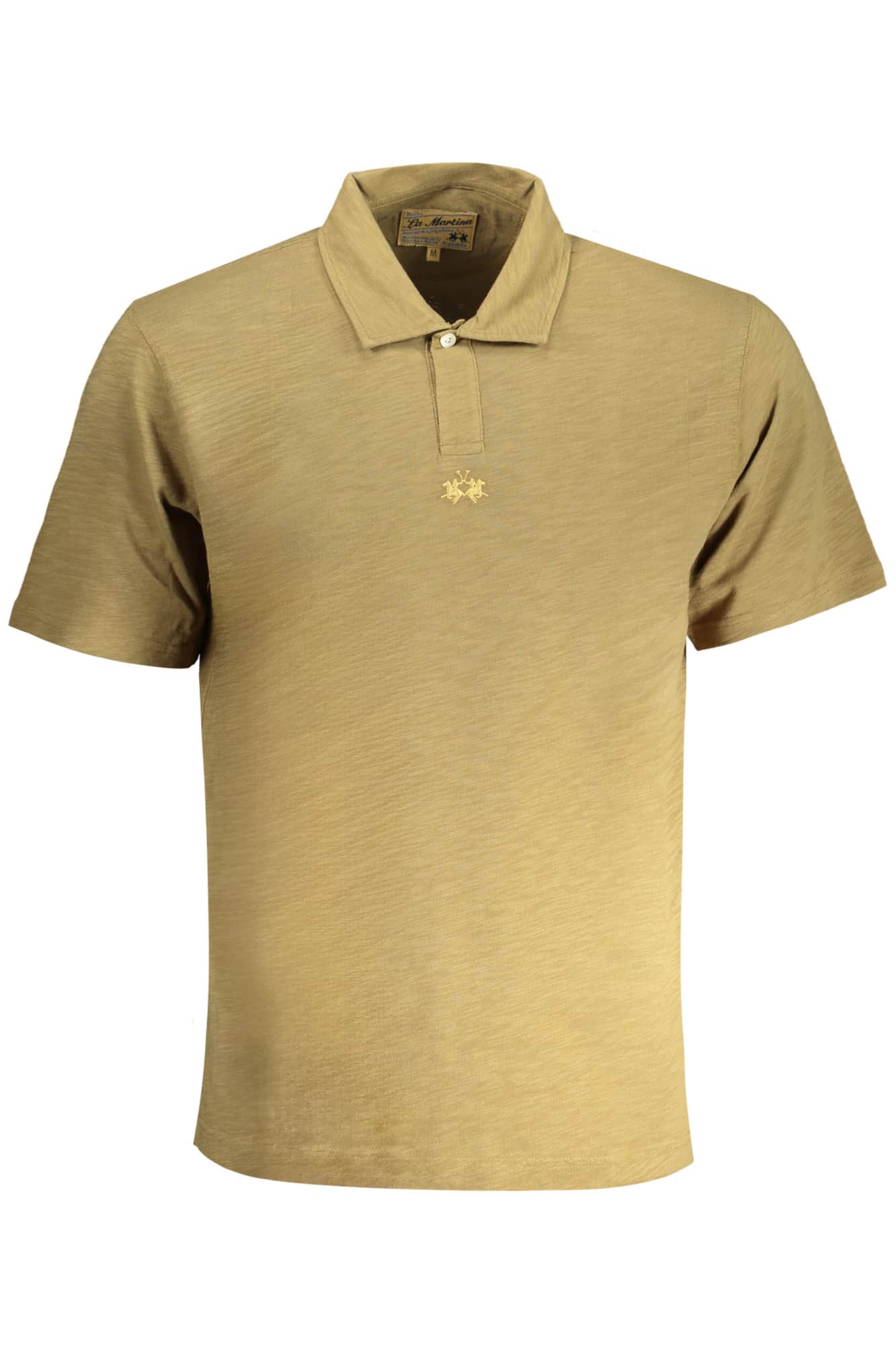 LA MARTINA MEN'S GREEN SHORT-SLEEVED POLO SHIRT