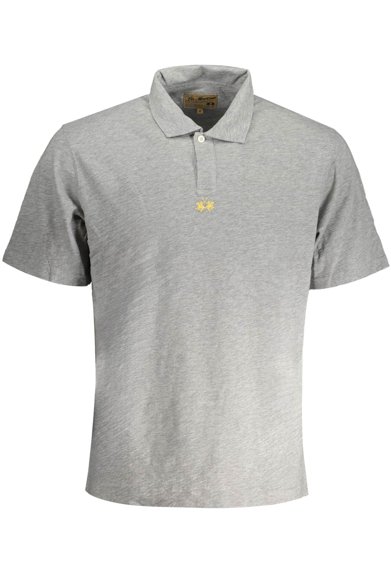LA MARTINA MEN'S WHITE SHORT SLEEVED POLO SHIRT
