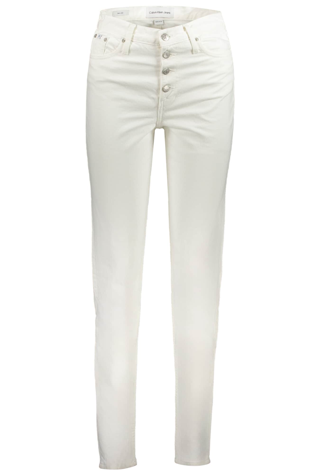 CALVIN KLEIN WOMEN'S DENIM JEANS WHITE