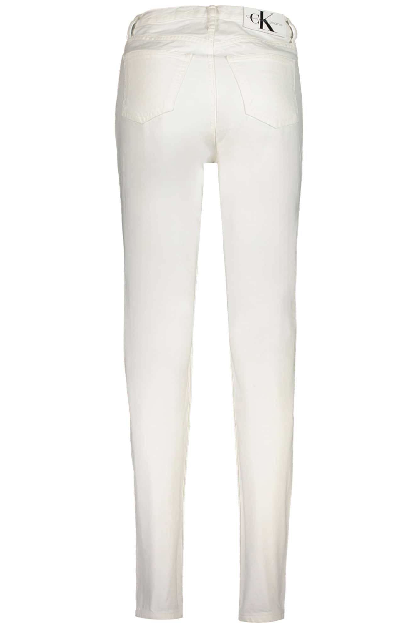CALVIN KLEIN WOMEN'S DENIM JEANS WHITE
