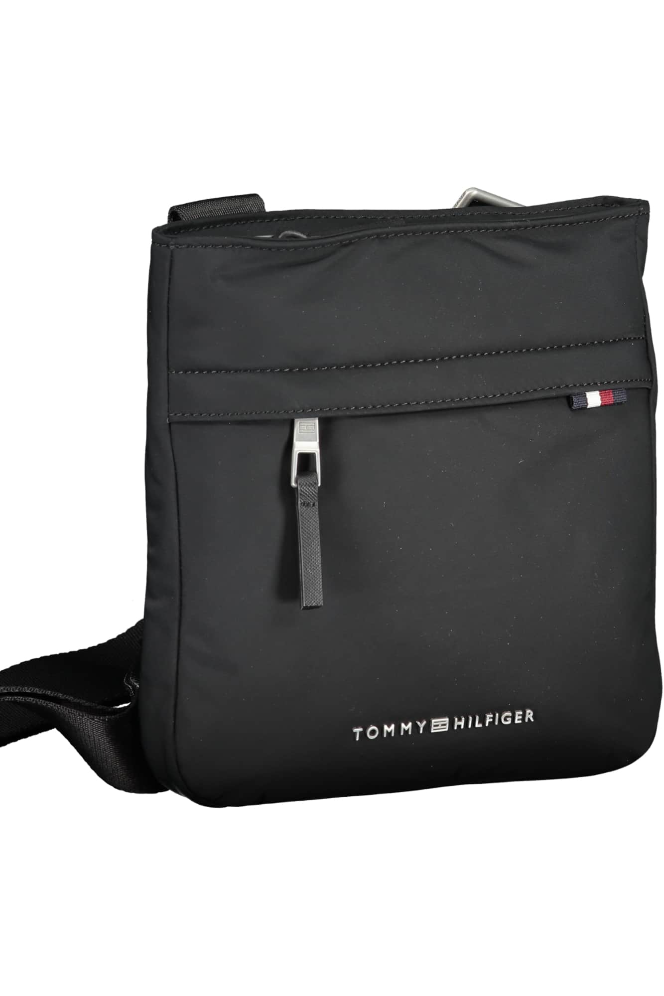 TOMMY HILFIGER MEN'S BLACK SHOULDER BAG