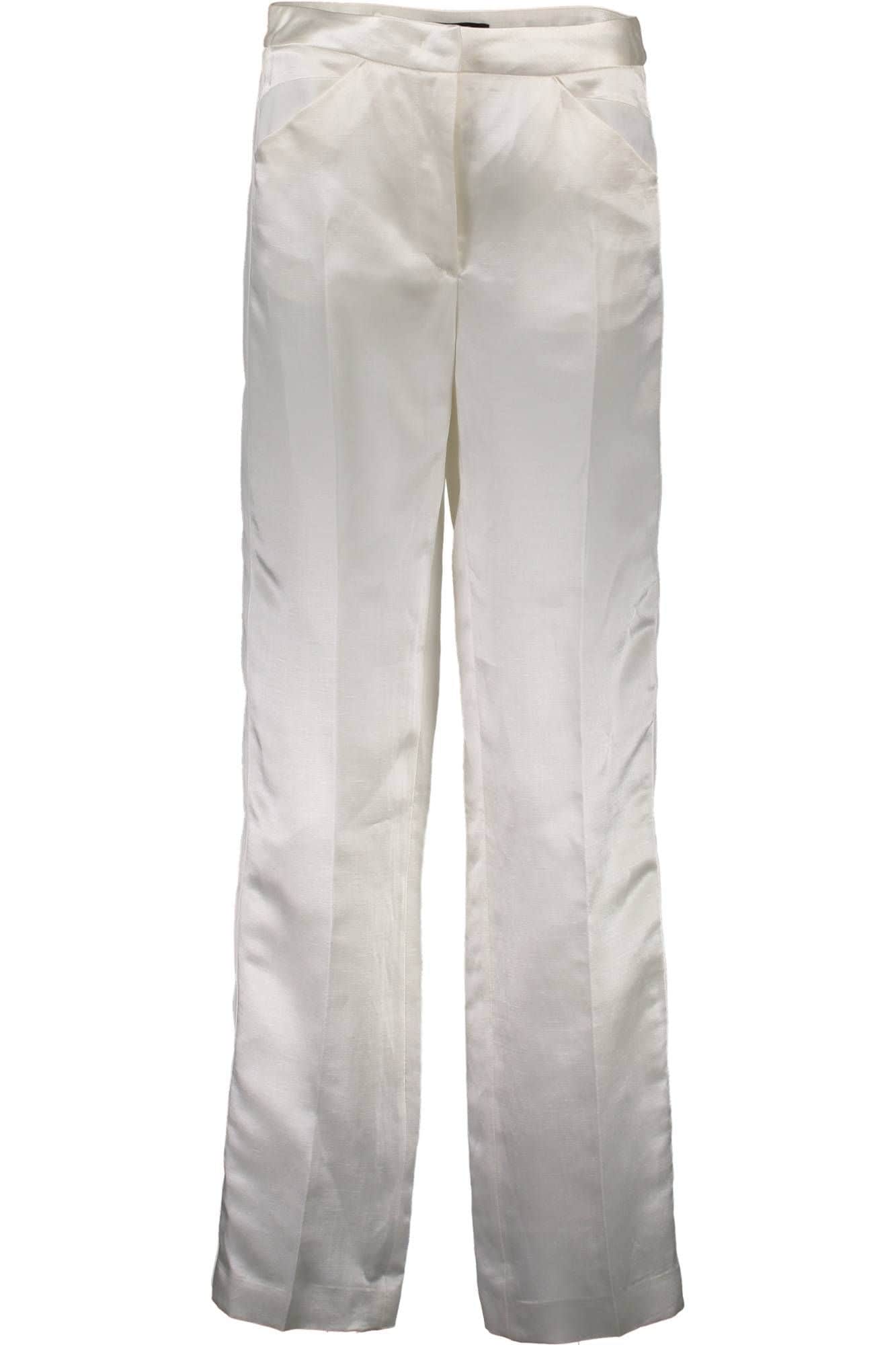 JUST CAVALLI WOMEN'S WHITE TROUSERS