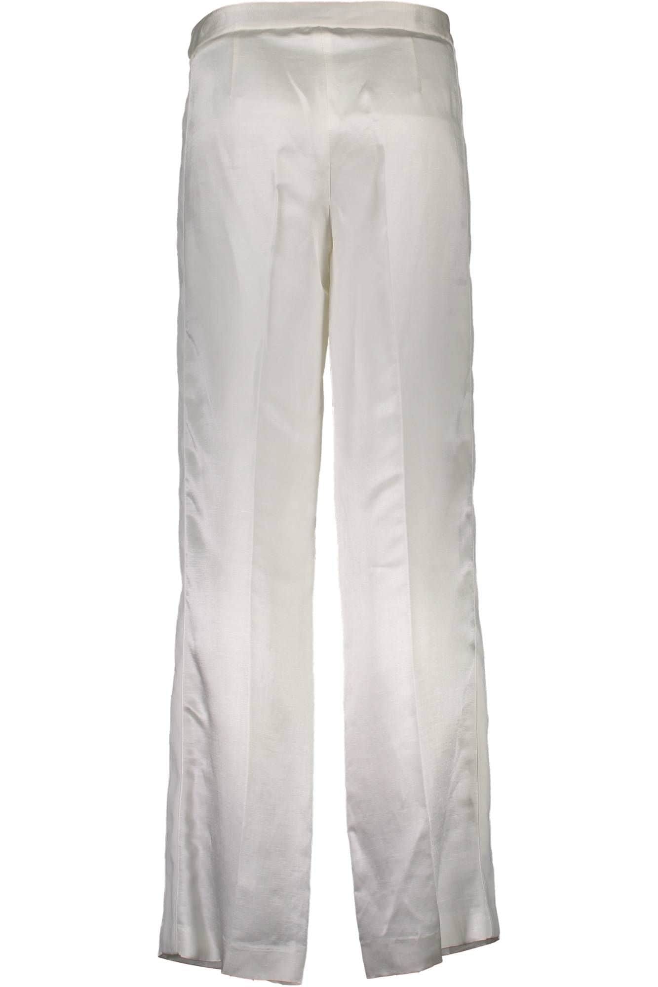 JUST CAVALLI WOMEN'S WHITE TROUSERS