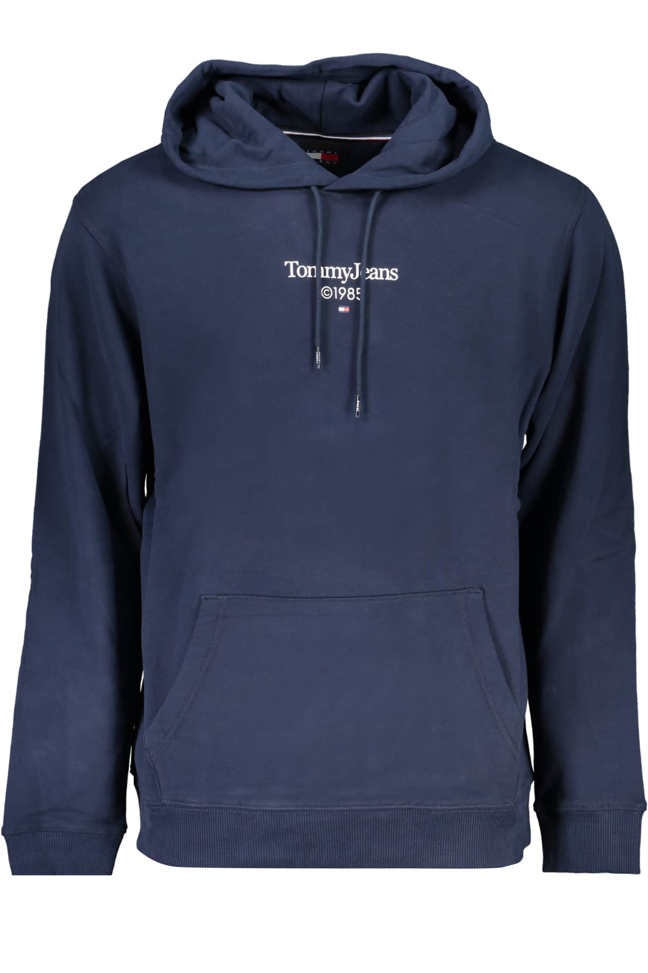 TOMMY HILFIGER MEN'S BLACK ZIPLESS SWEATSHIRT