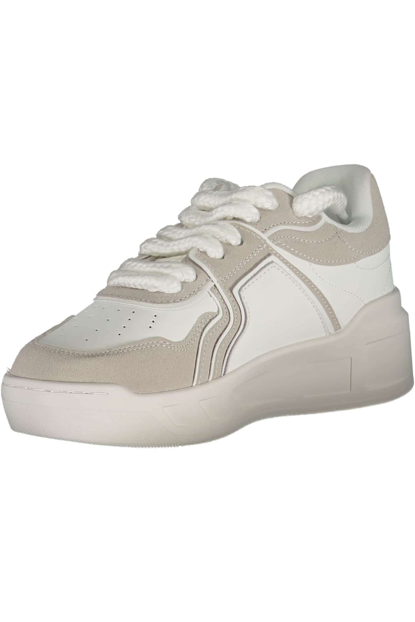 GAELLE PARIS WHITE WOMEN'S SPORTS SHOES