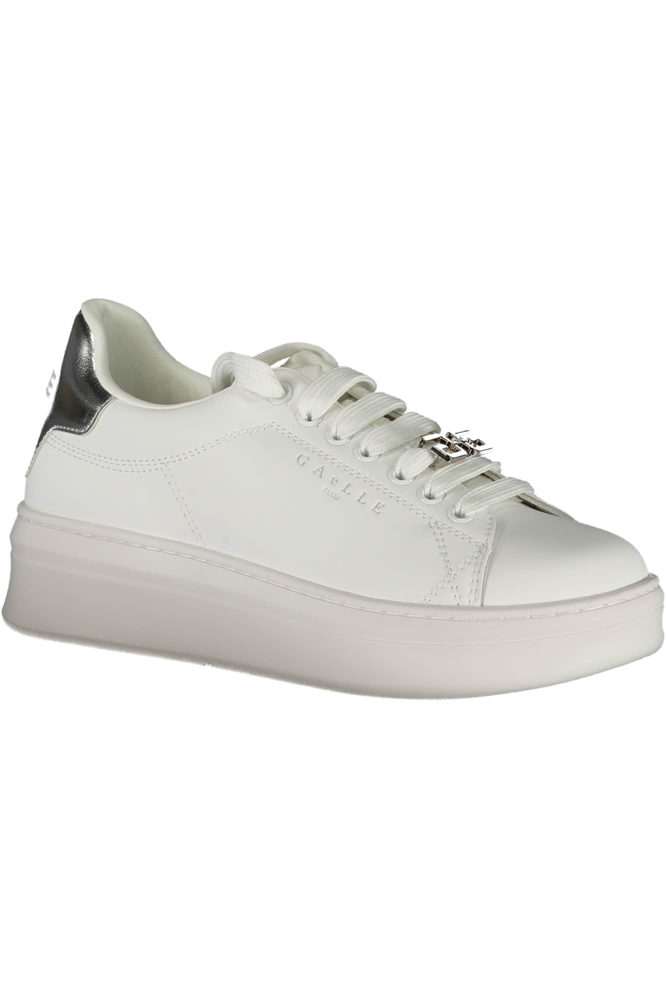 GAELLE PARIS WHITE WOMEN'S SPORTS SHOES