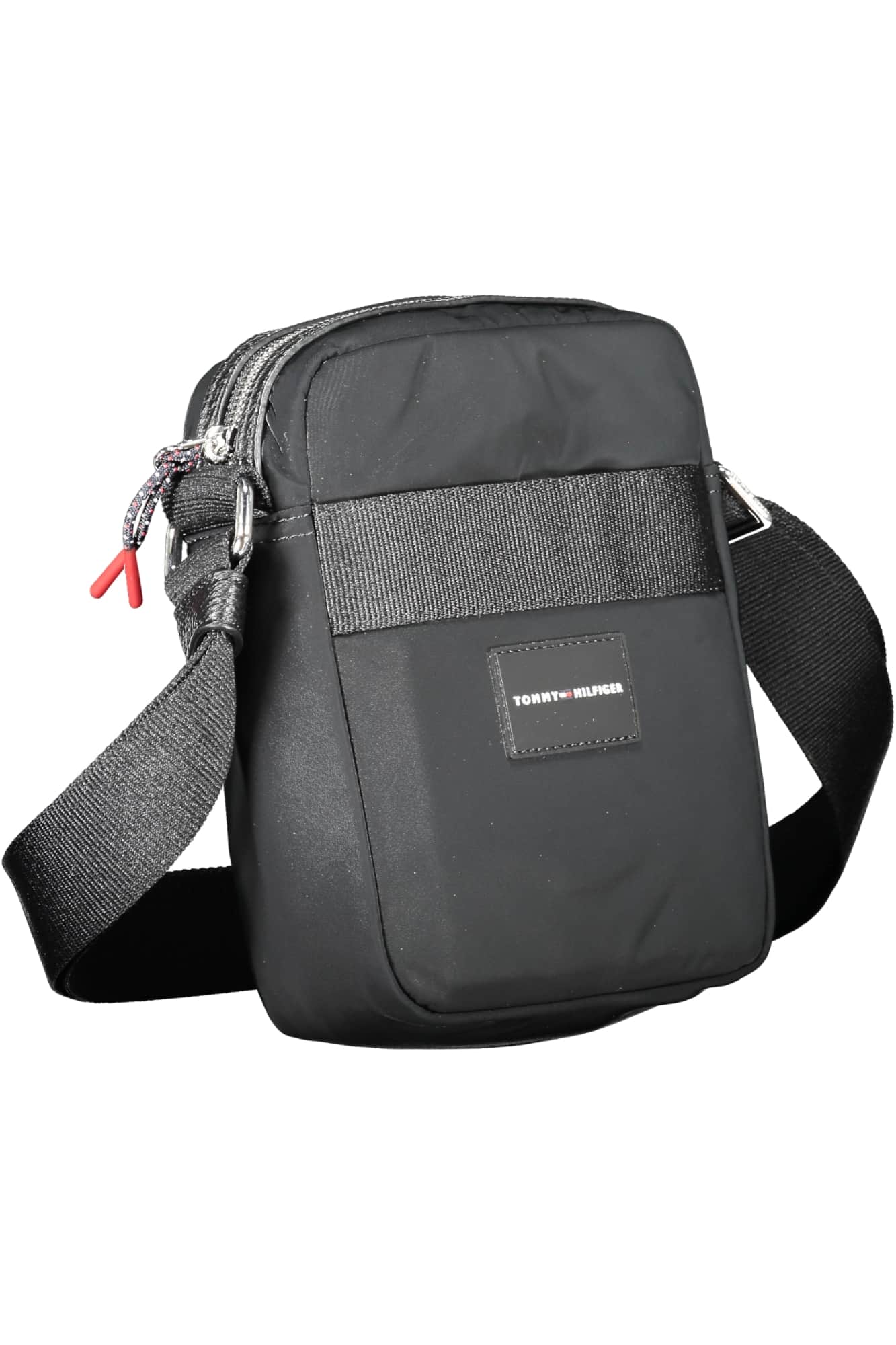 TOMMY HILFIGER MEN'S BLACK SHOULDER BAG