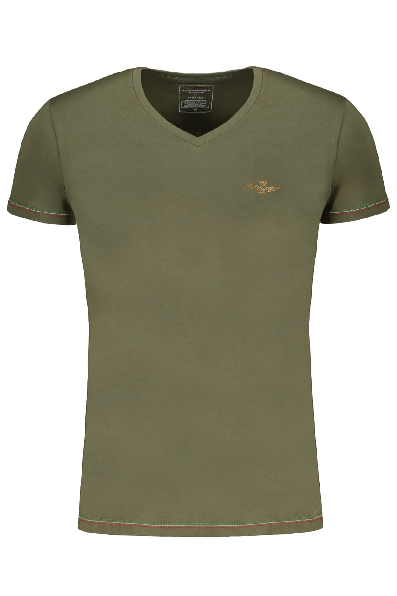 ERONAUTICA MILITARE GROEN HEREN KORTE MOUW T-SHIRT