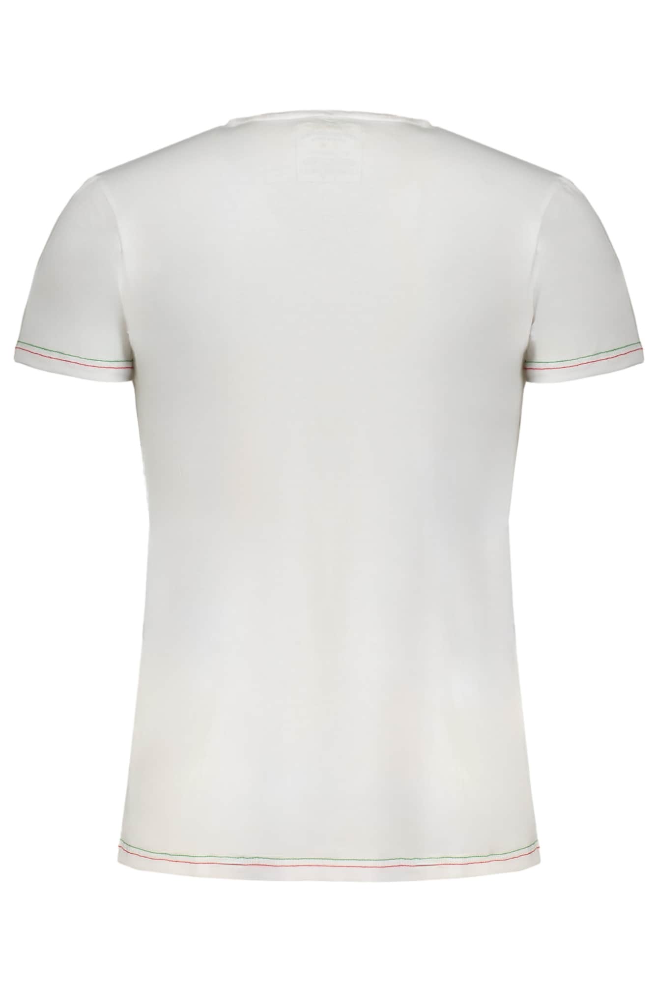 AERONAUTICA MILITARE MEN'S WHITE SHORT SLEEVE T-SHIRT