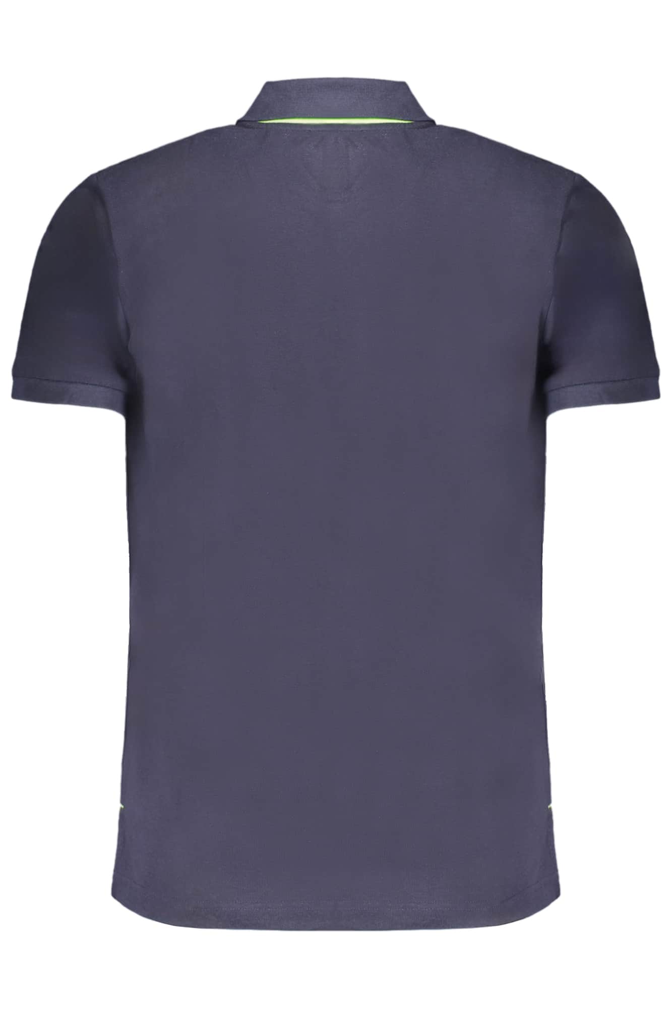 GIAN MARCO VENTURI MEN'S BLACK SHORT SLEEVED POLO SHIRT