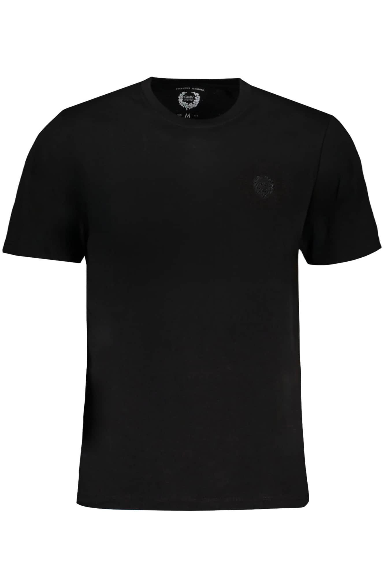 GIAN MARCO VENTURI GREEN MEN'S SHORT SLEEVED T-SHIRT