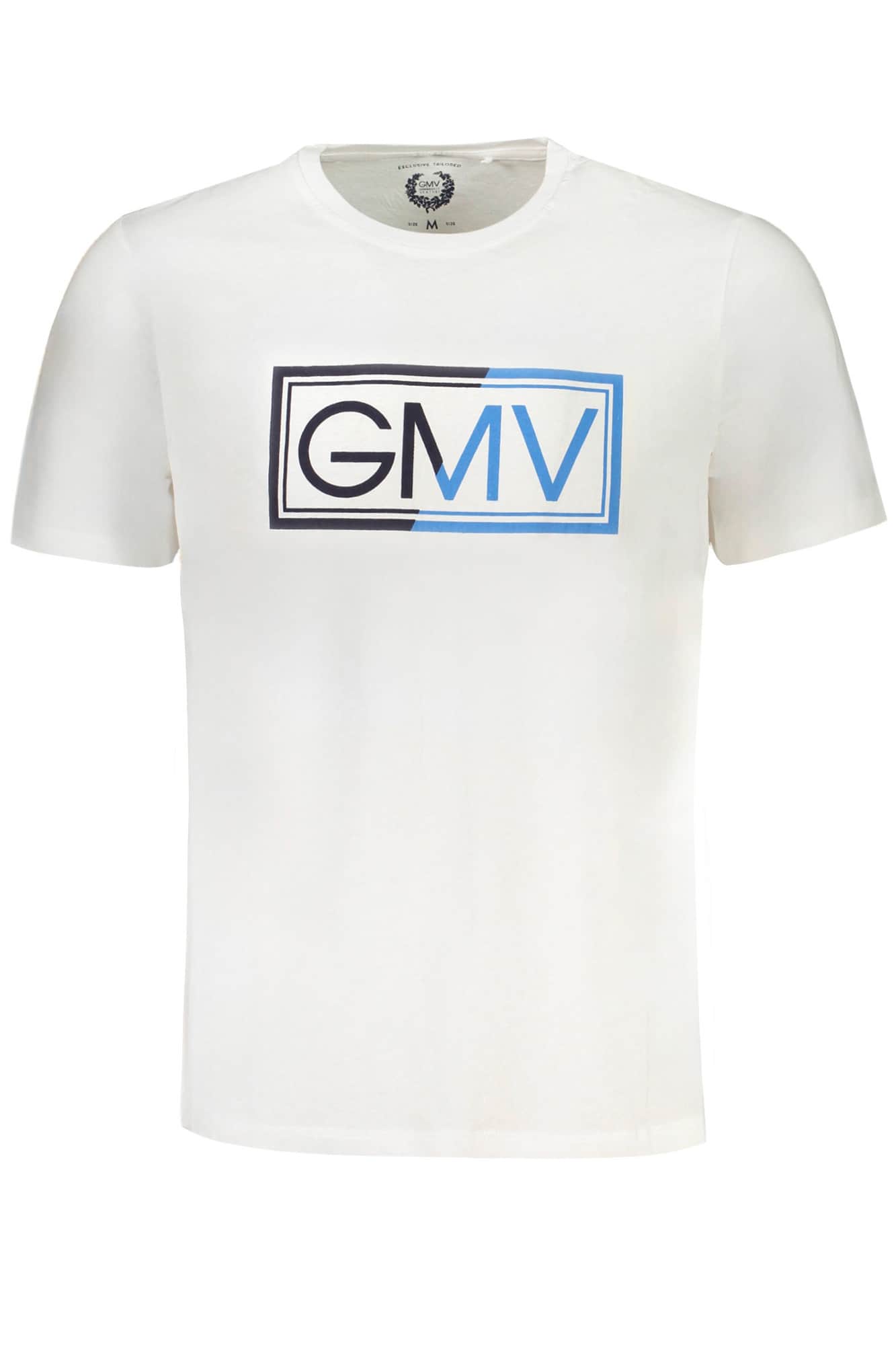 GIAN MARCO VENTURI MEN'S SHORT SLEEVED T-SHIRT BLUE