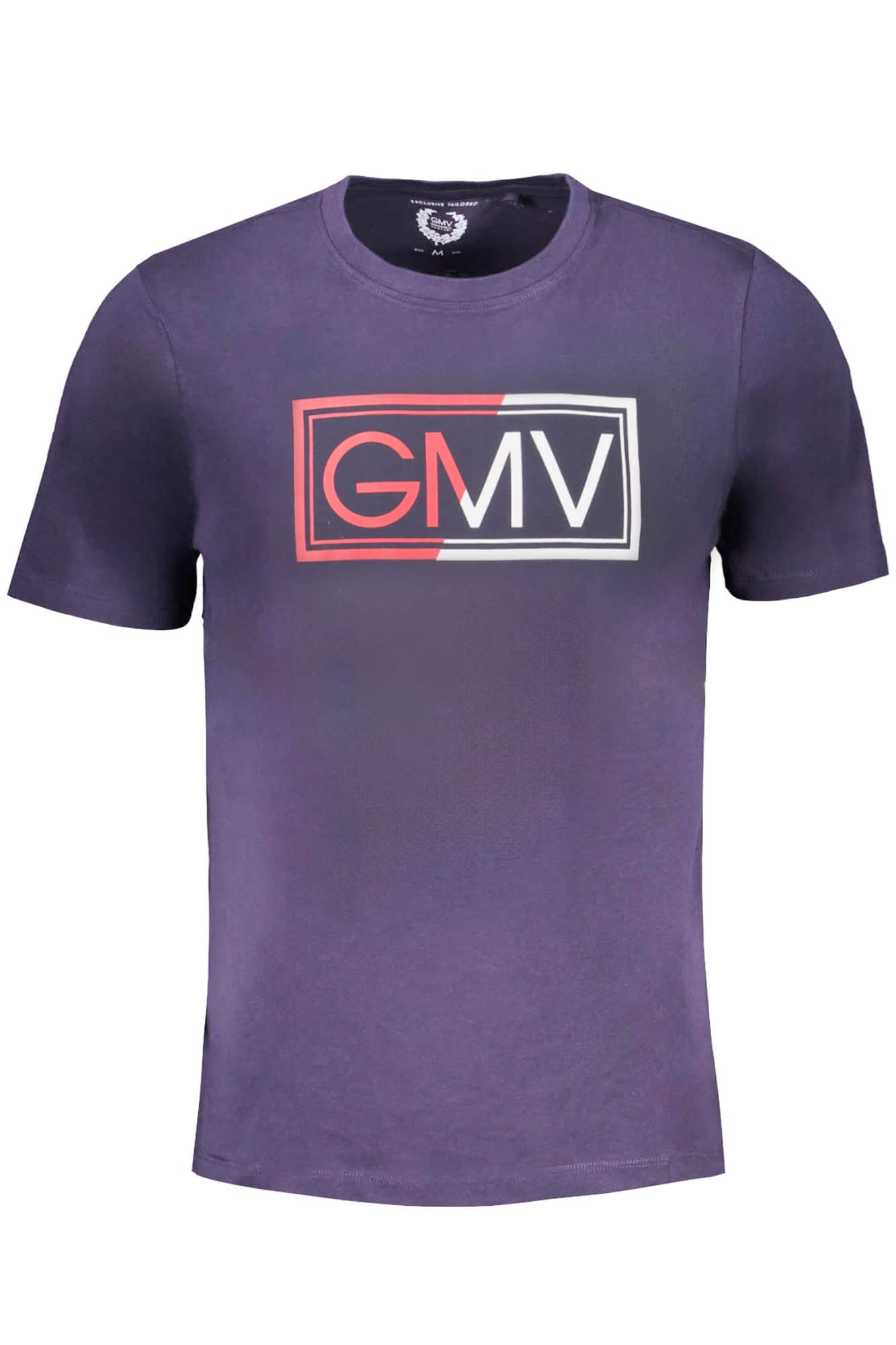 GIAN MARCO VENTURI MEN'S SHORT SLEEVED T-SHIRT BLUE