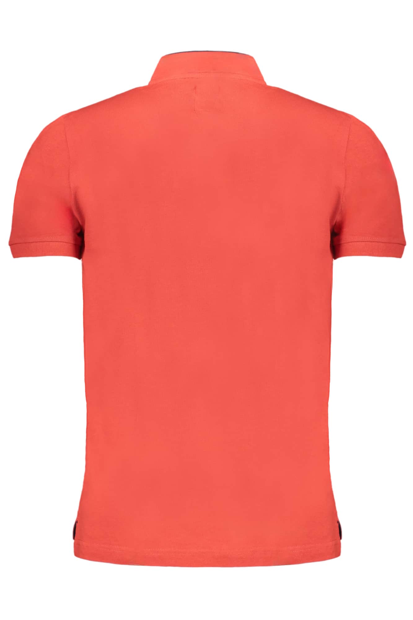 GIAN MARCO VENTURI MEN'S RED SHORT SLEEVED POLO SHIRT